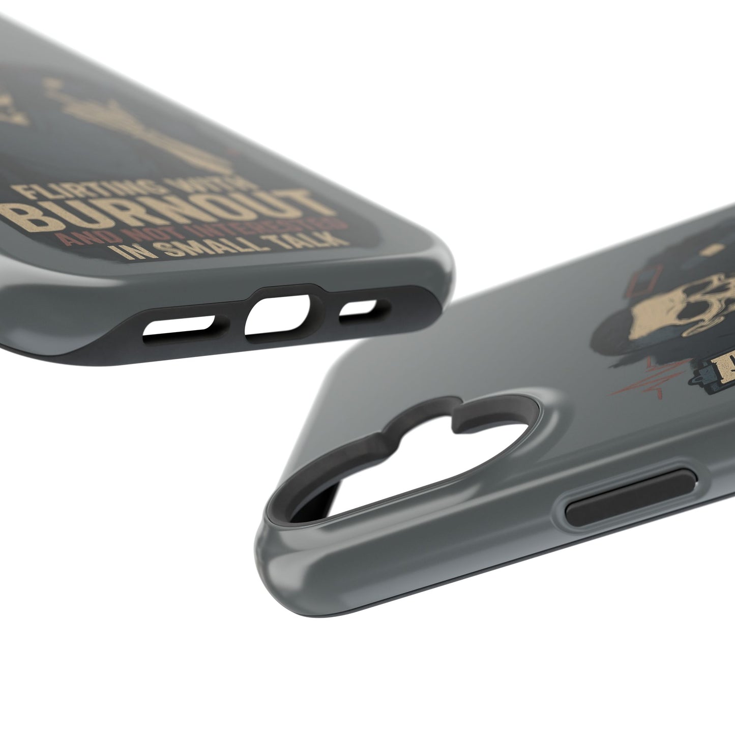“Flirting With Burnout and Not Interested in Small Talk” – Men’s Nurse Phone Case