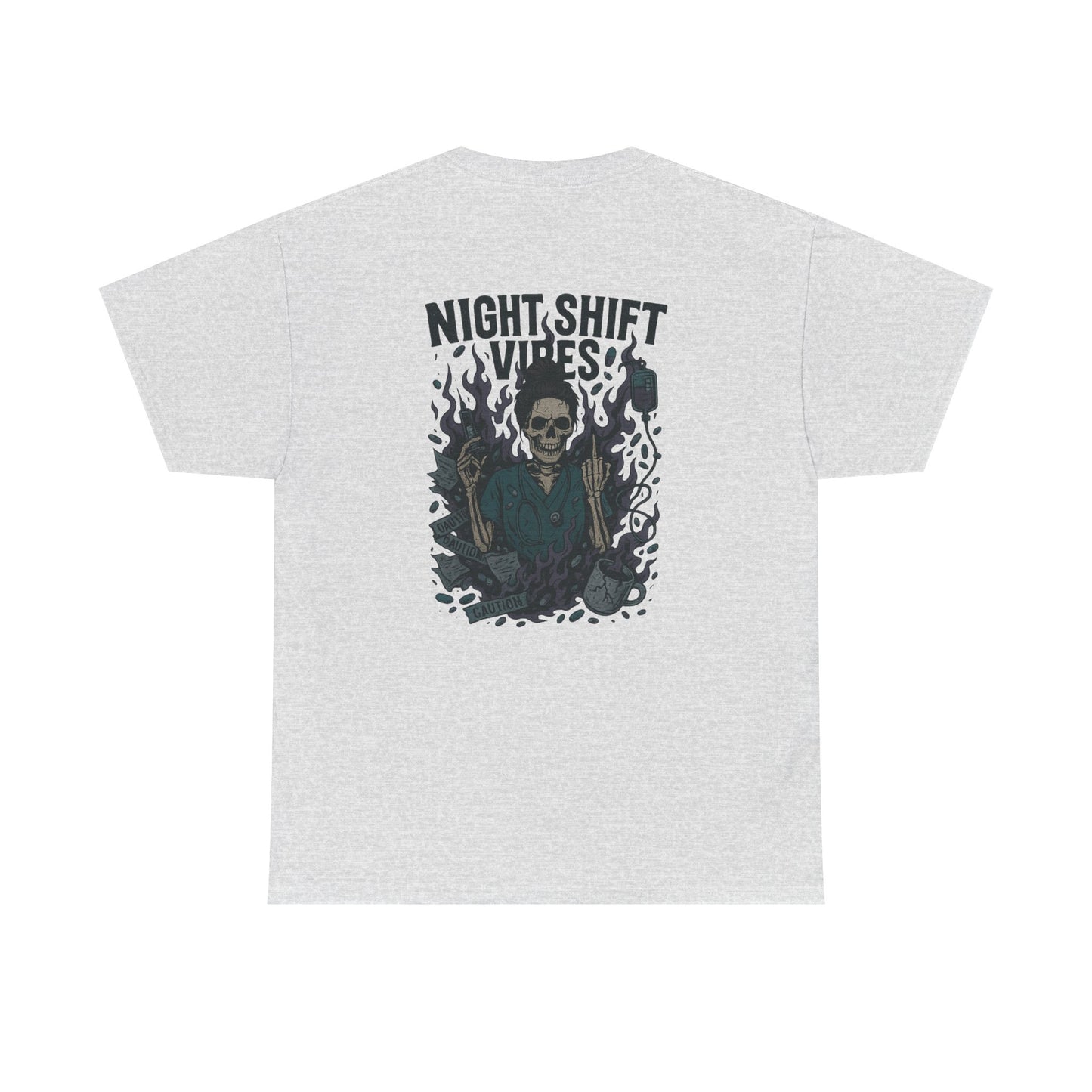 “Night Shift Vibes” – Funny Nurse T-Shirt
