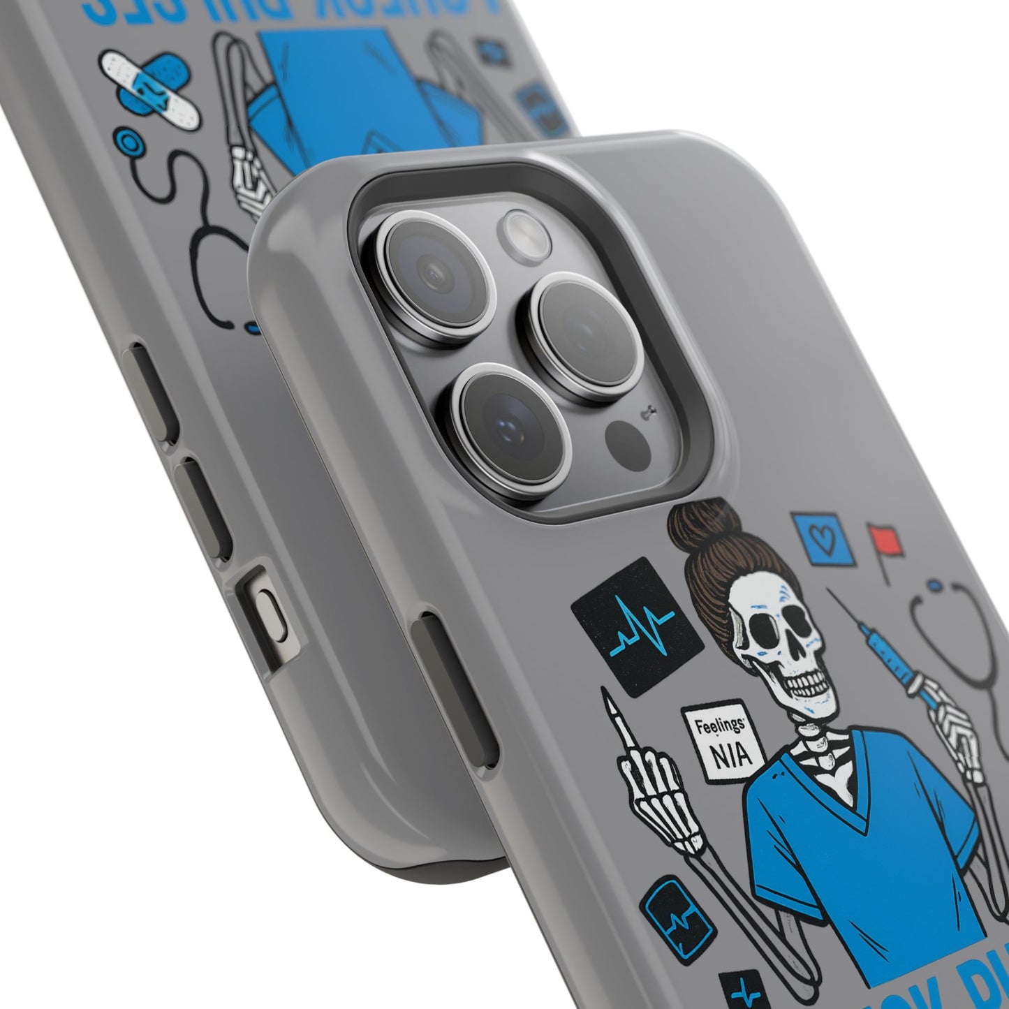 “I Check Pulses, Not Feelings” – Blunt Nurse Phone Case