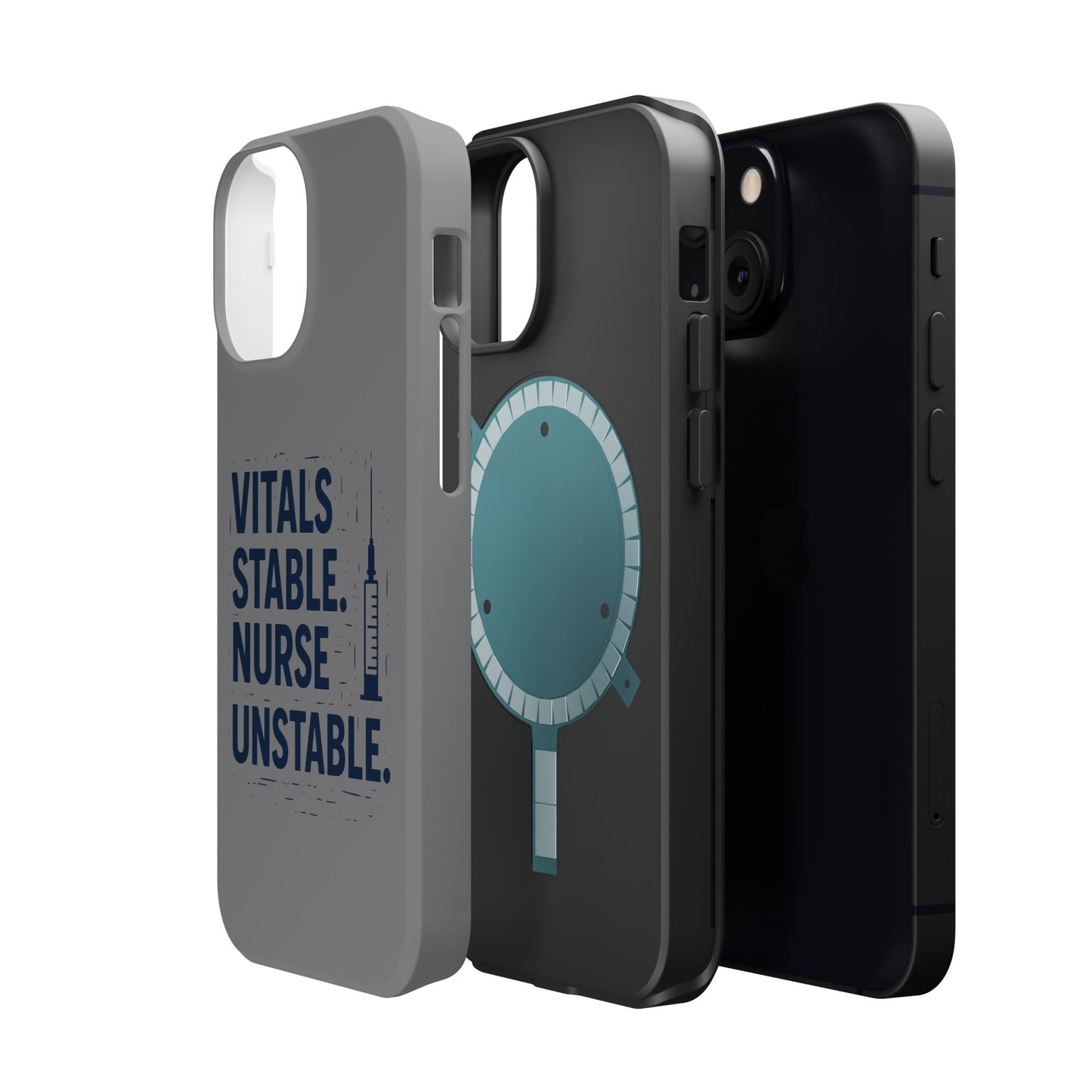 “Vitals Stable. Nurse Unstable.” – Sarcastic Nurse Phone Case