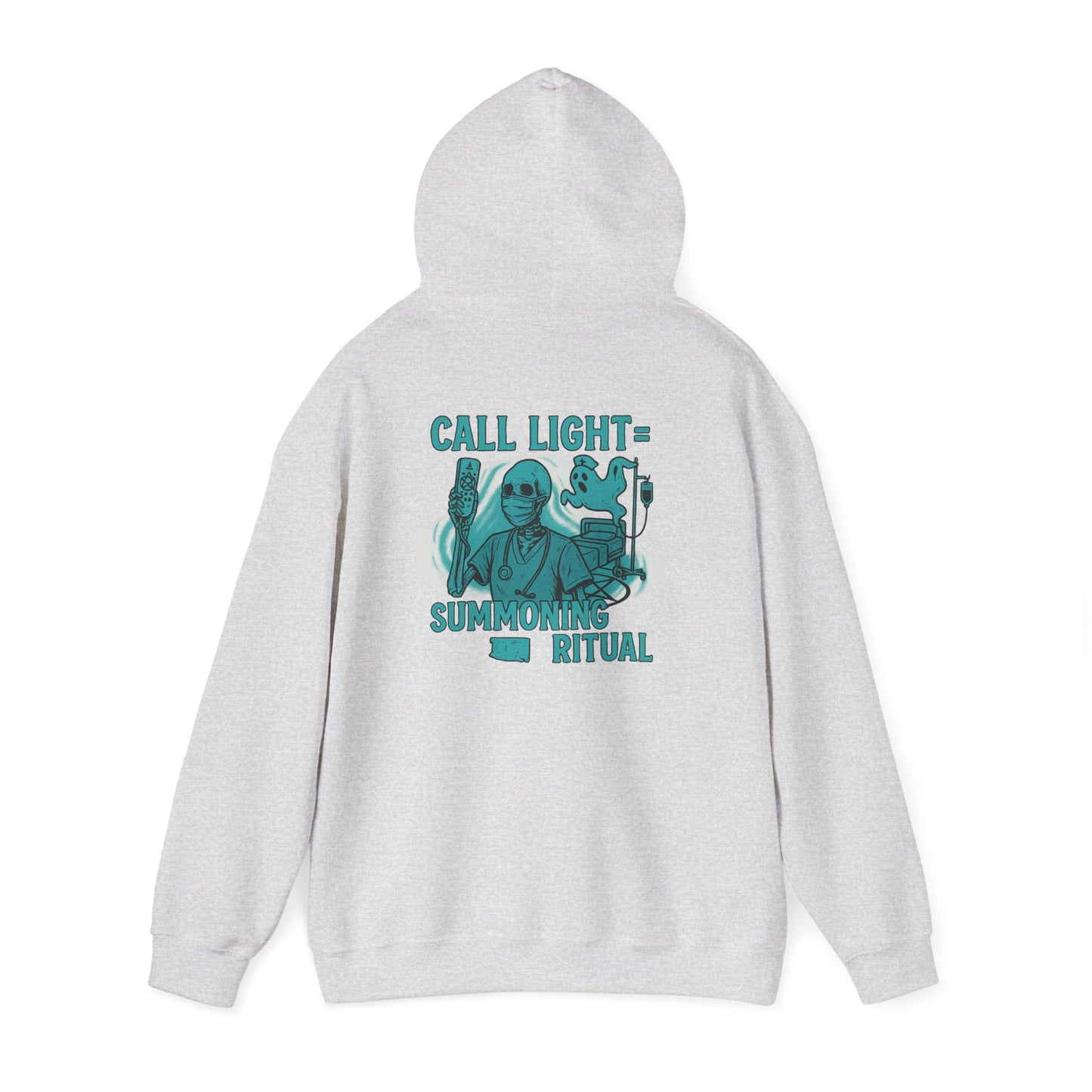 Cozy Unisex Sweatshirt with Summoning Ritual Design for Casual Wear, Gifts, Home, and Halloween