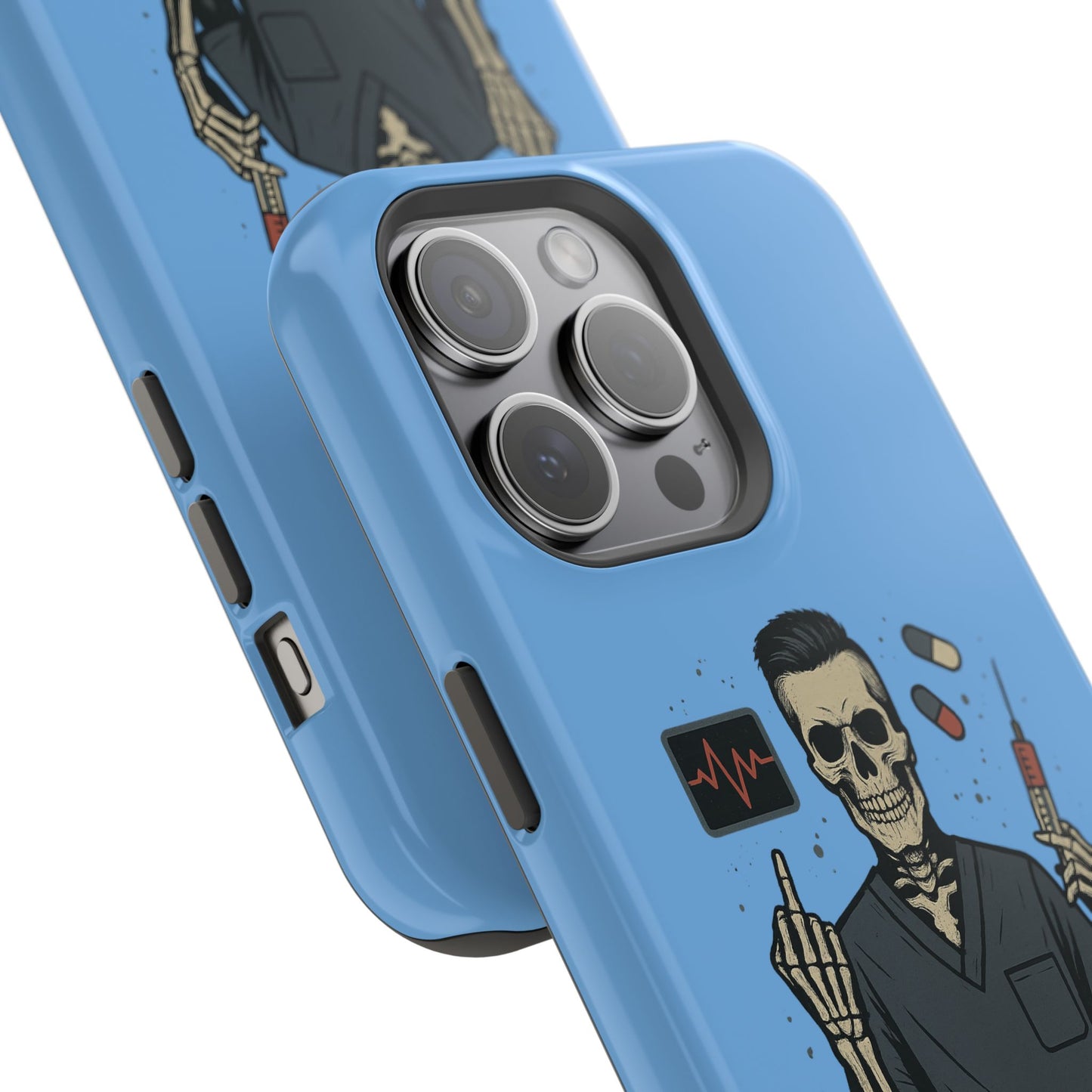 “Built Like a Code Cart. Tired Like a Night Shifter.” – Men’s Nurse Phone Case