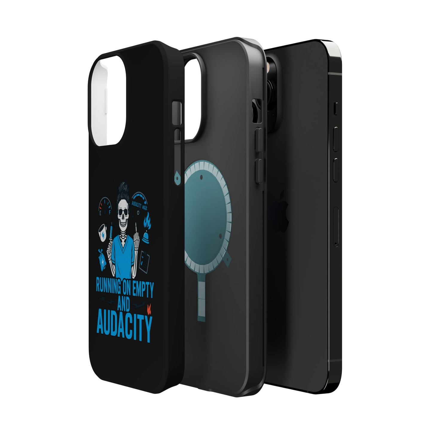 “Running on Empty and Audacity” – Nurse Chaos Phone Case