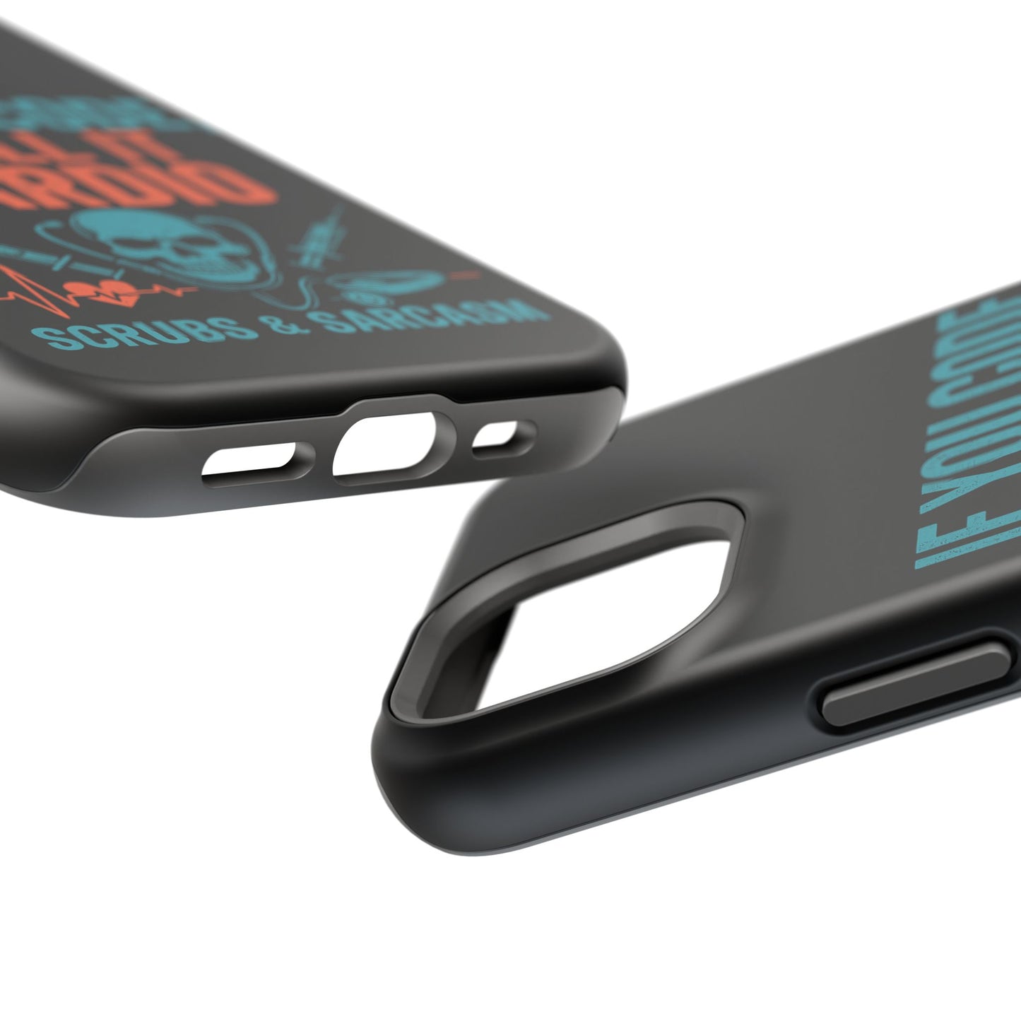 Magnetic Phone Cases for Nurses, Funny Code Humor, Cute Sarcastic Gifts, Tech Accessories, Medical Profession, Unique Design