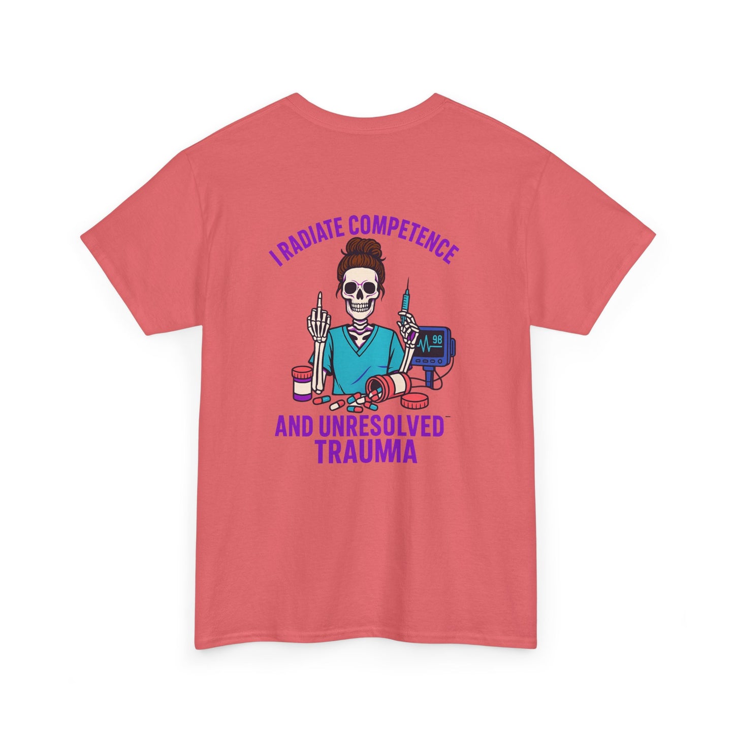 Skeleton Graphic Tee, Funny T-Shirt, Halloween Shirt, Gift for Healthcare Workers, Unisex Cotton Top, Trauma Humor Apparel