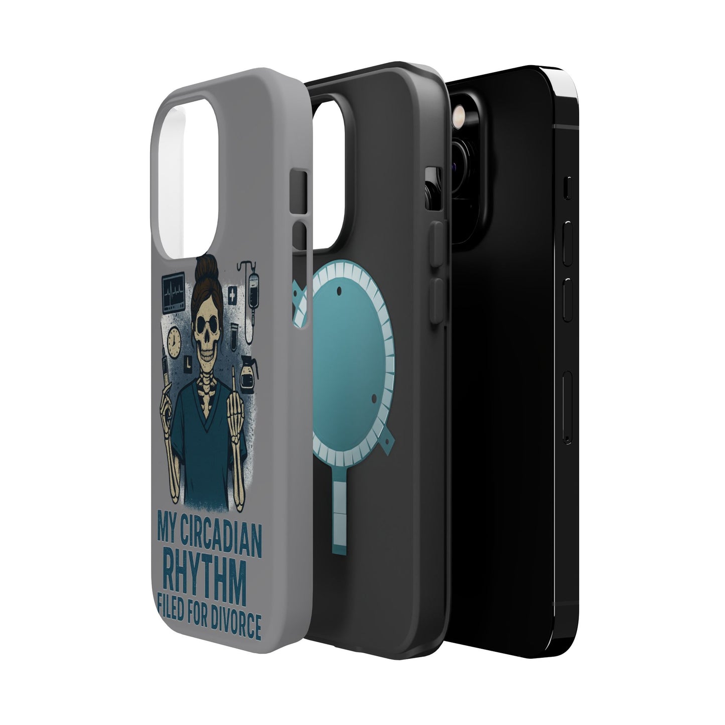 “My Circadian Rhythm Filed for Divorce” – Chaotic Nurse Phone Case