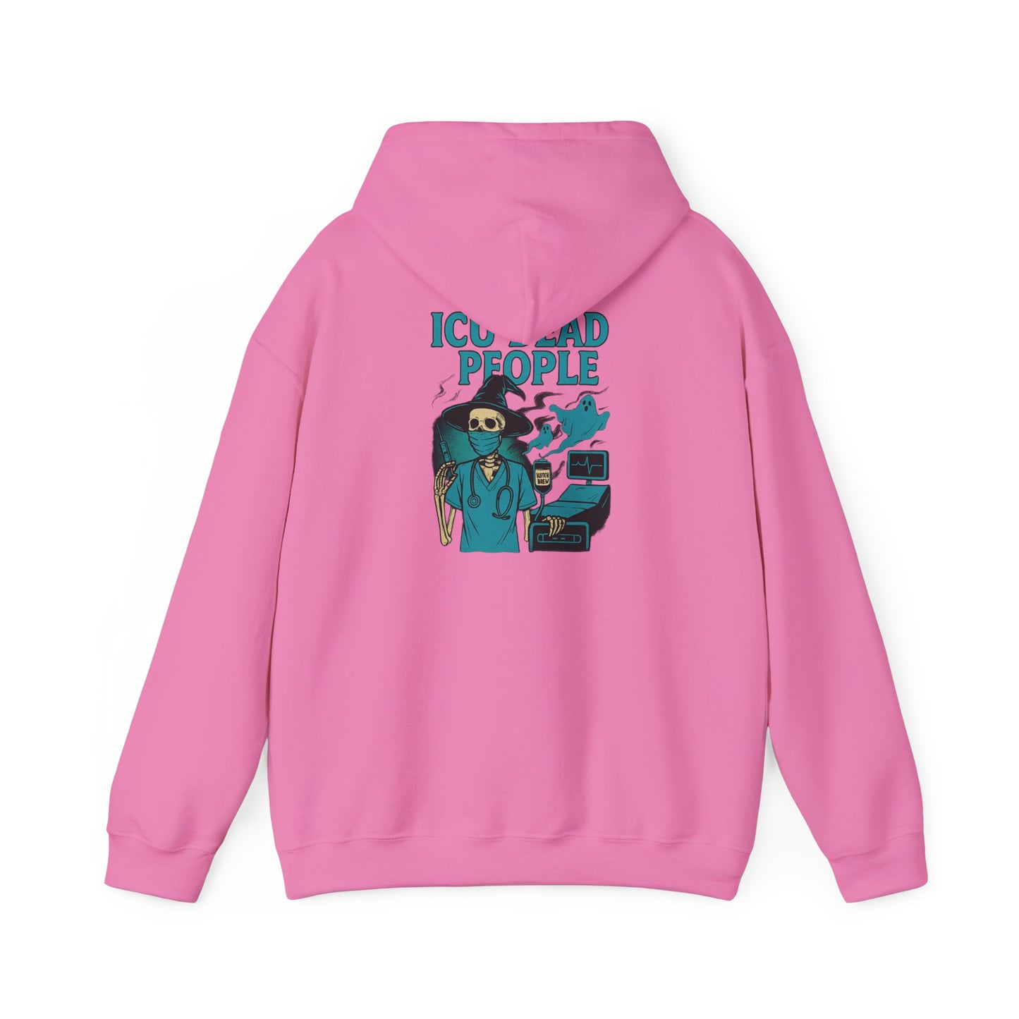 Funny ICU Dead People Hoodie, Healthcare Humor Sweatshirt, Gifts for Medical Workers, Nurse Appreciation, Casual Wear