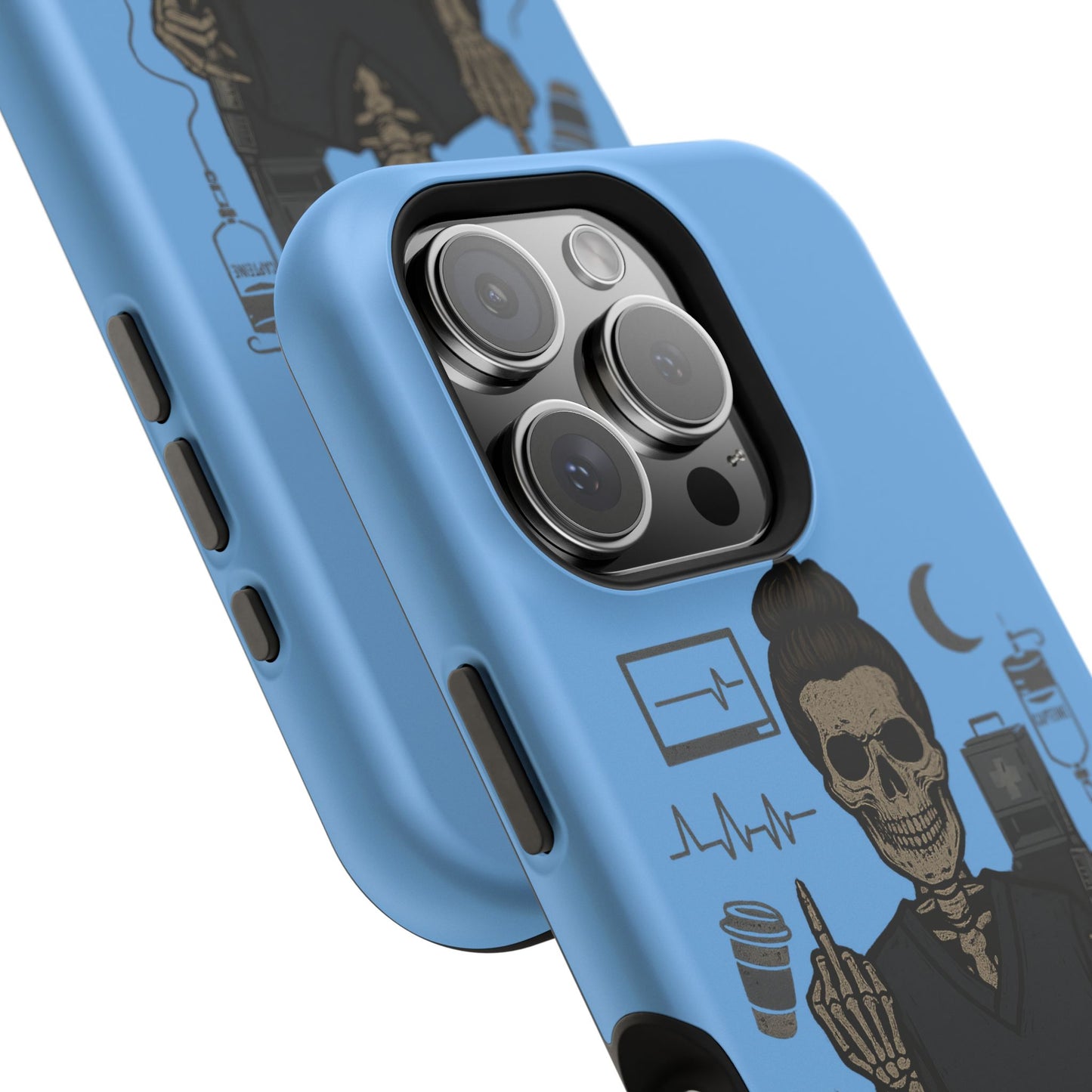 “It’s Not Night Shift Until Someone Cries and Someone Codes” – Nurse Chaos Phone Case