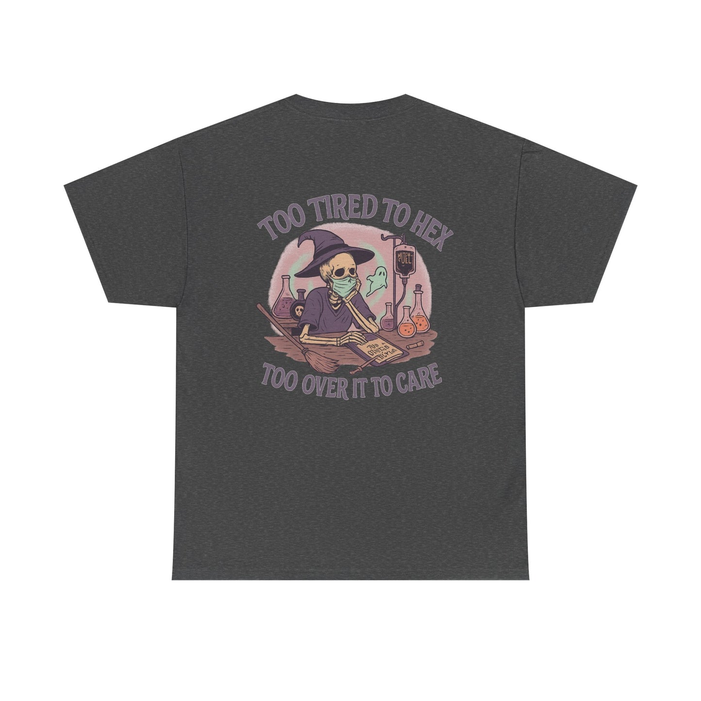 Too Tired to Hex Unisex Heavy Cotton Tee | Witchy T-Shirt | Perfect for Halloween, Casual Wear, Gift for Witches, Fun Graphic Tee, [...]