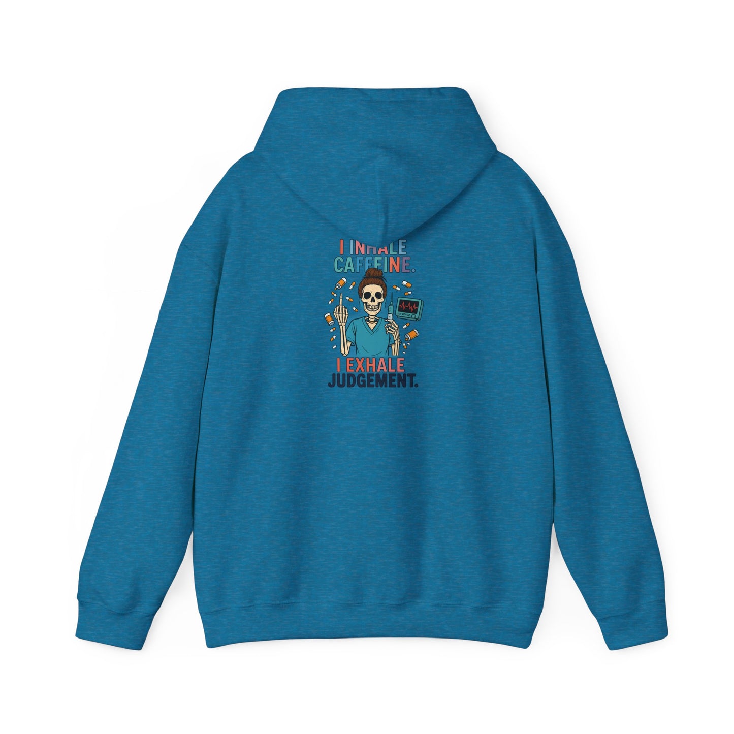 Caffeine Judgment Sweatshirt, Funny Coffee Lover Hoodie, Unisex Hoodie Gift, Halloween Sweatshirt, Cozy Casual Wear