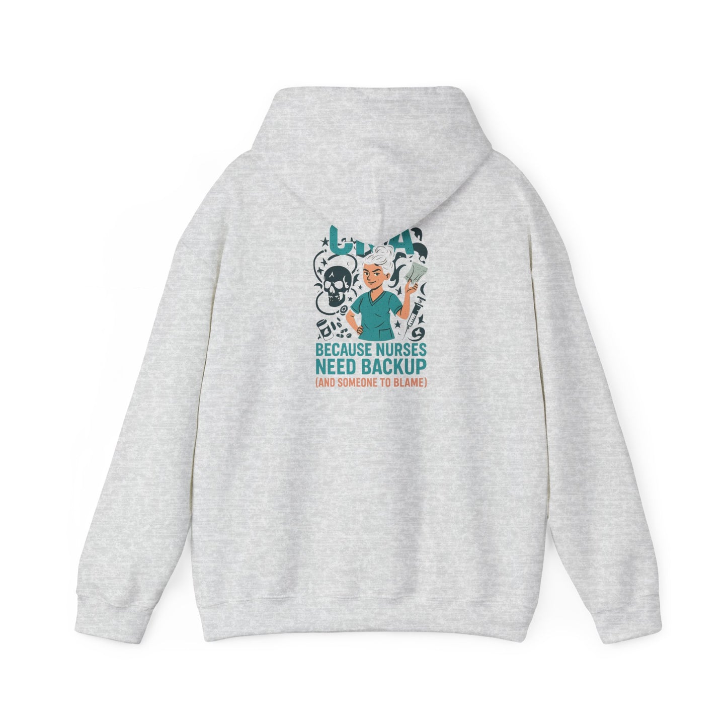 “CNA Because Nurses Need Backup (And Someone to Blame)” – Chaotic CNA Hoodie