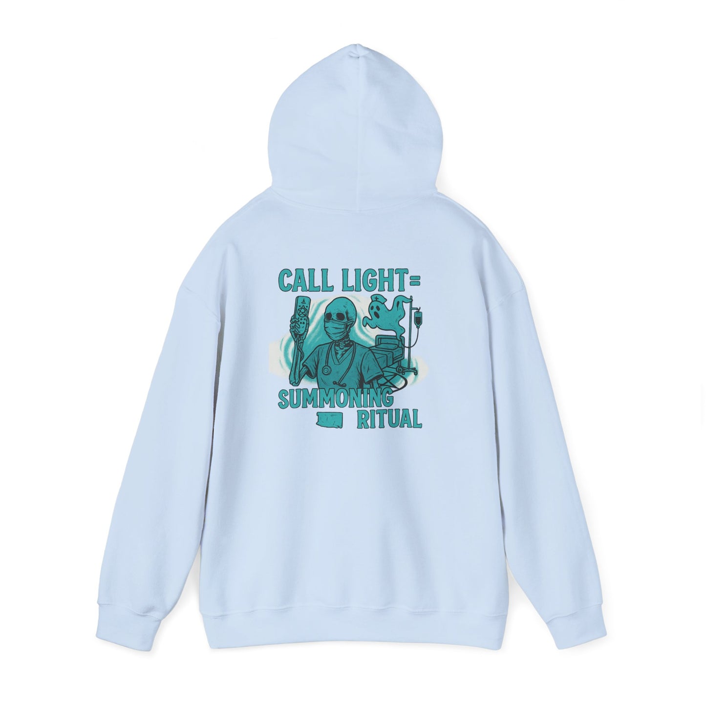 Cozy Unisex Sweatshirt with Summoning Ritual Design for Casual Wear, Gifts, Home, and Halloween