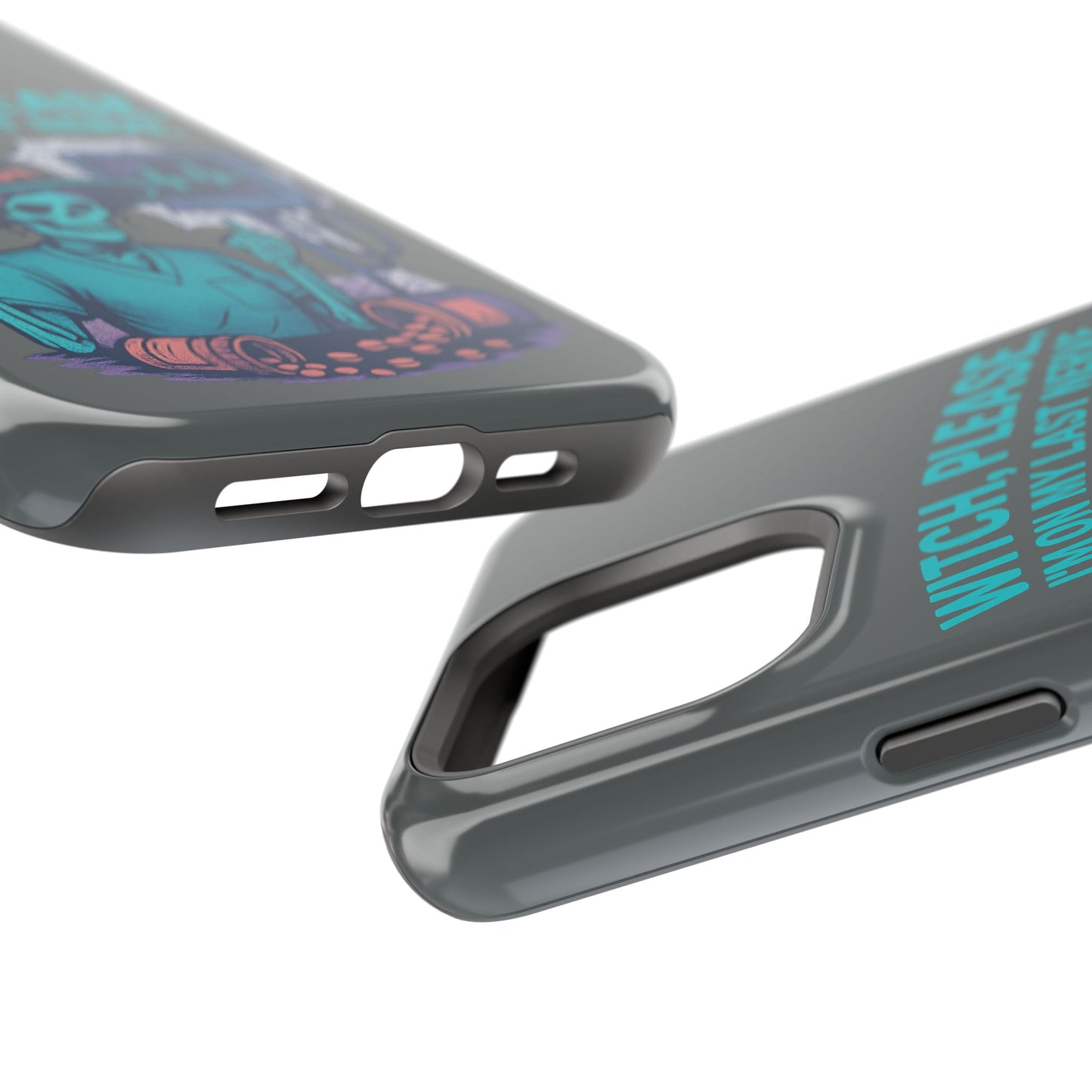 Spooky Phone Case: Witch Please! I'm On My Last Nerve, Halloween Gift, Cute Phone Accessory, Unique Tough Case, Funny Phone Protection