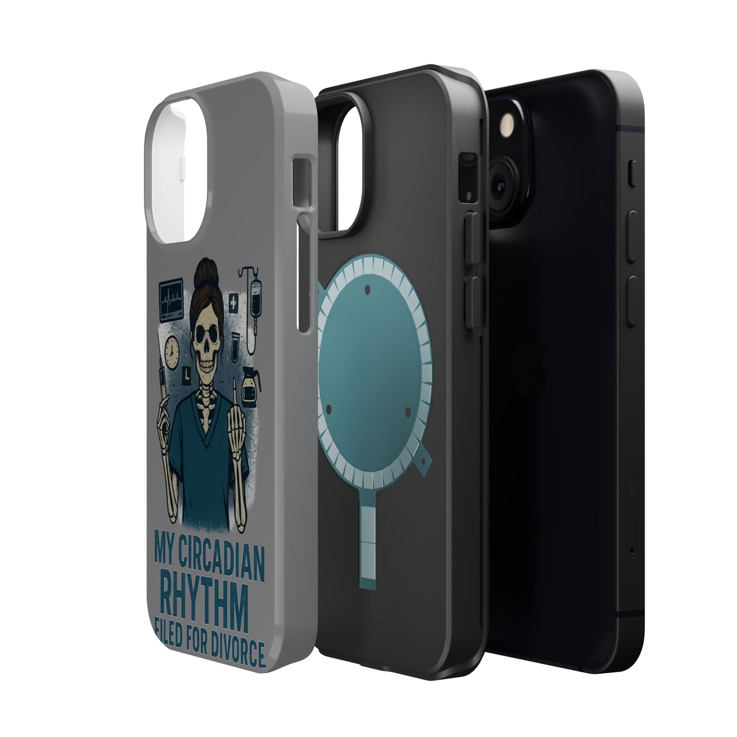 “My Circadian Rhythm Filed for Divorce” – Chaotic Nurse Phone Case