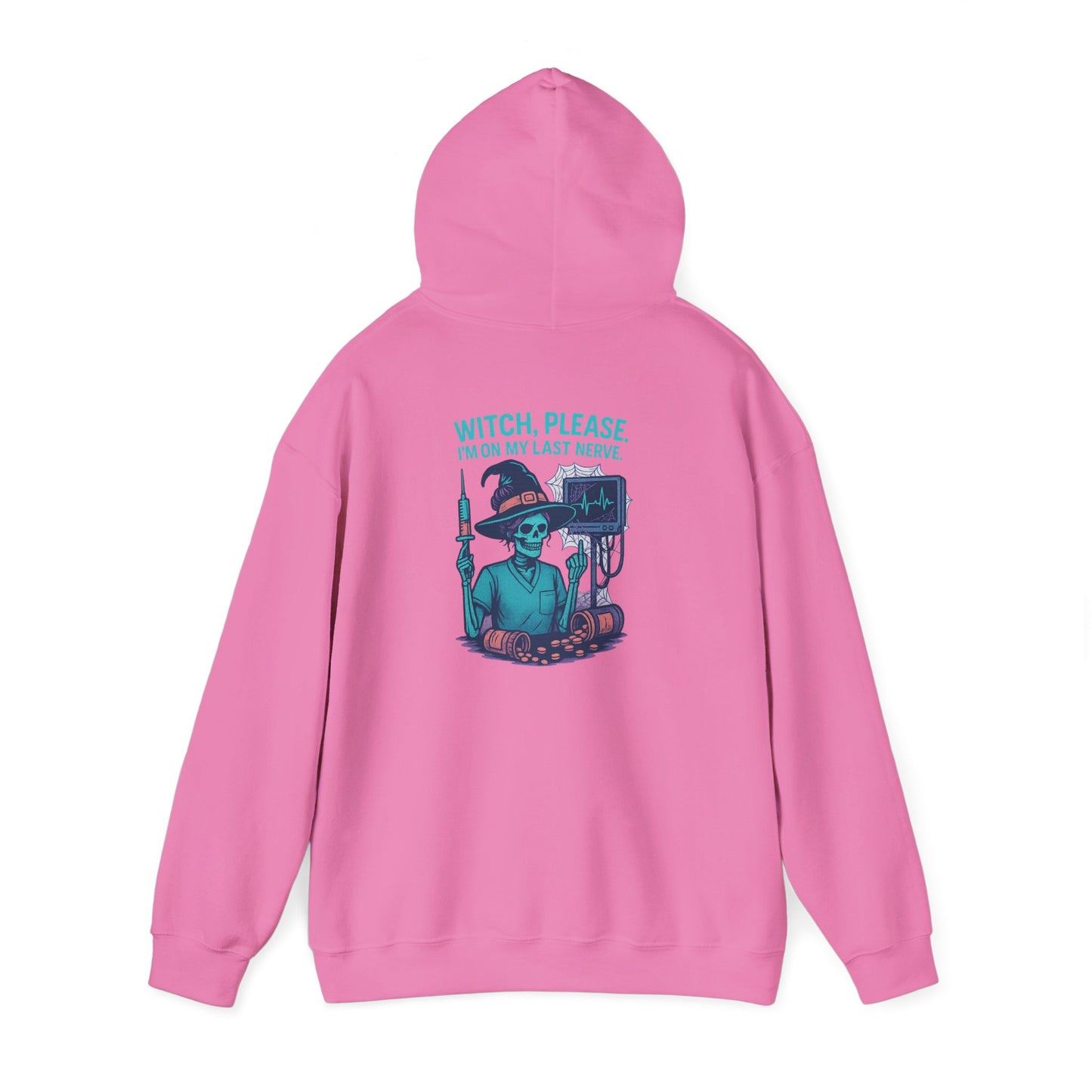Charming Witchy Sweatshirt, Cozy Autumn Apparel, Halloween Gift for Her, Unisex Fall Hoodie, Casual Witch Theme Sweatshirt
