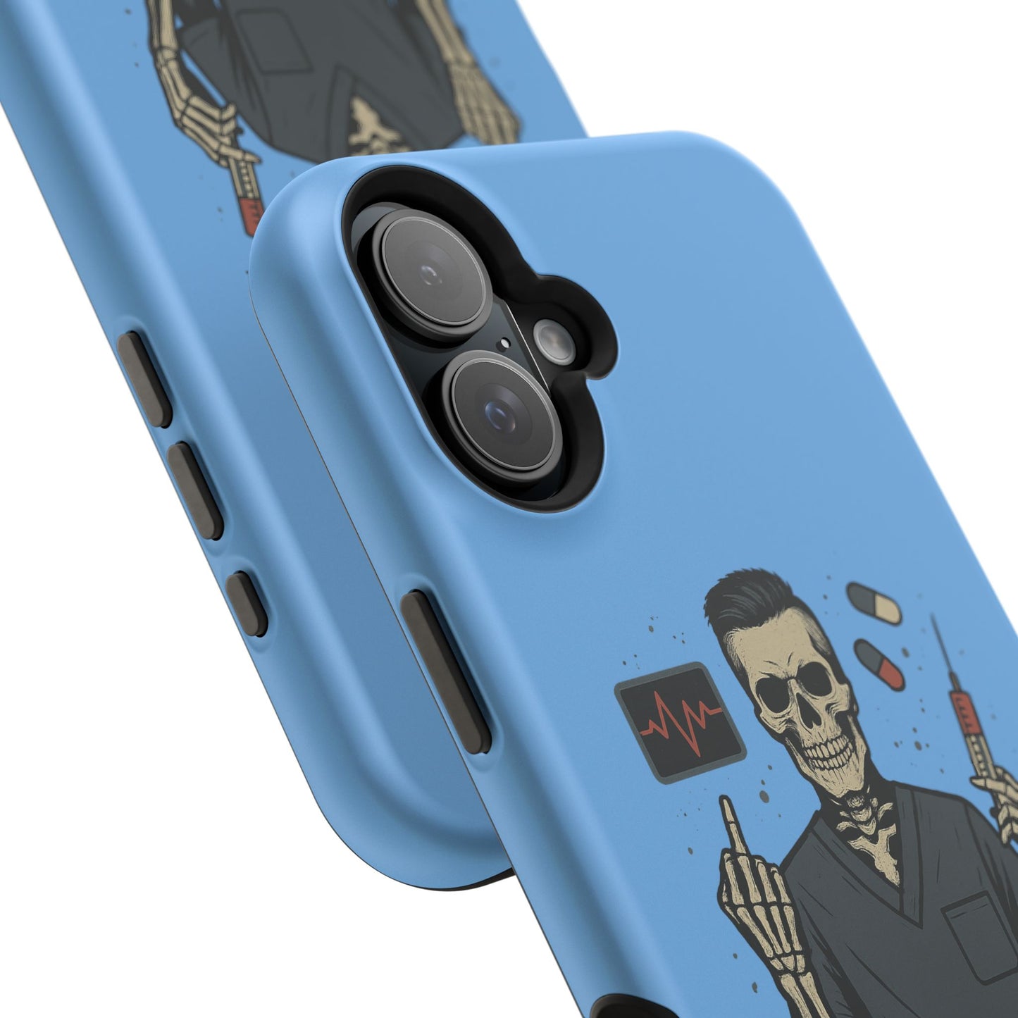 “Built Like a Code Cart. Tired Like a Night Shifter.” – Men’s Nurse Phone Case