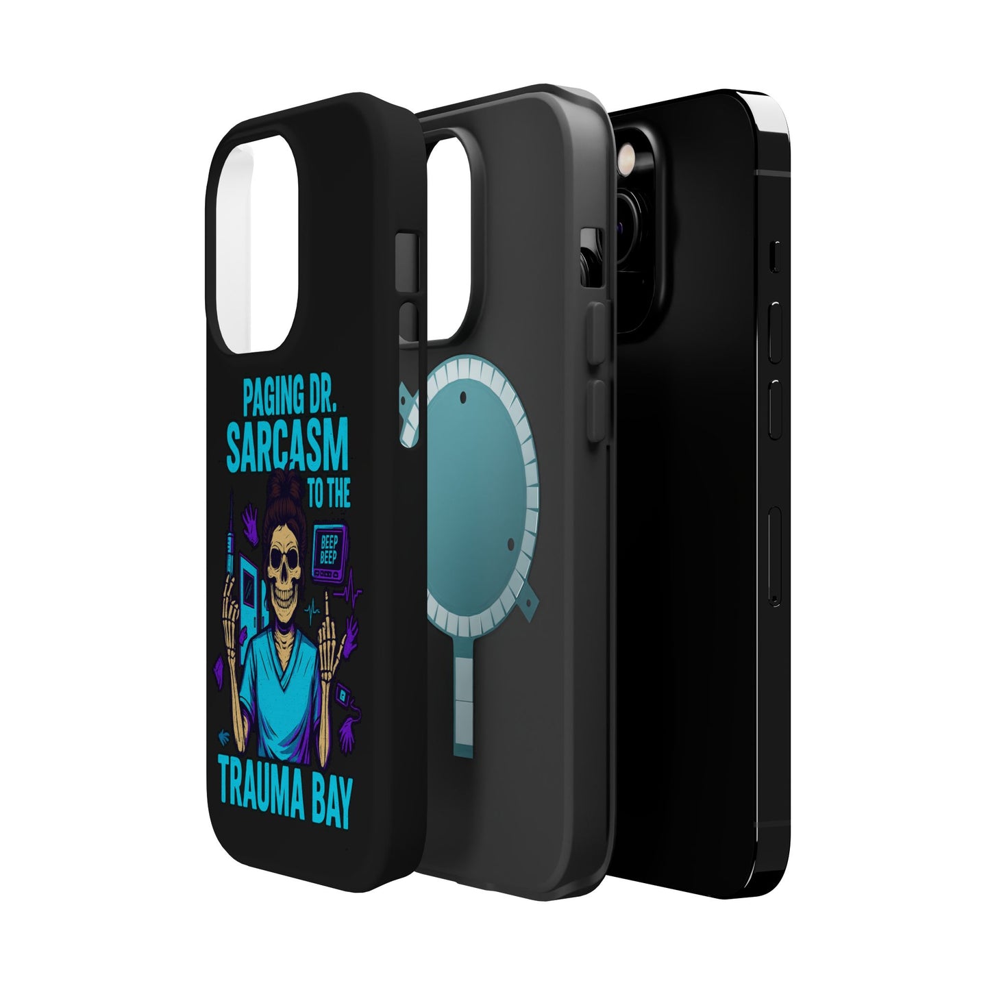 Medical Humor Magnetic Cases - Paging Dr. Sarcasm, Doctor Phone Case, Funny Gift for Nurses, Hospital Staff, Sarcastic Design
