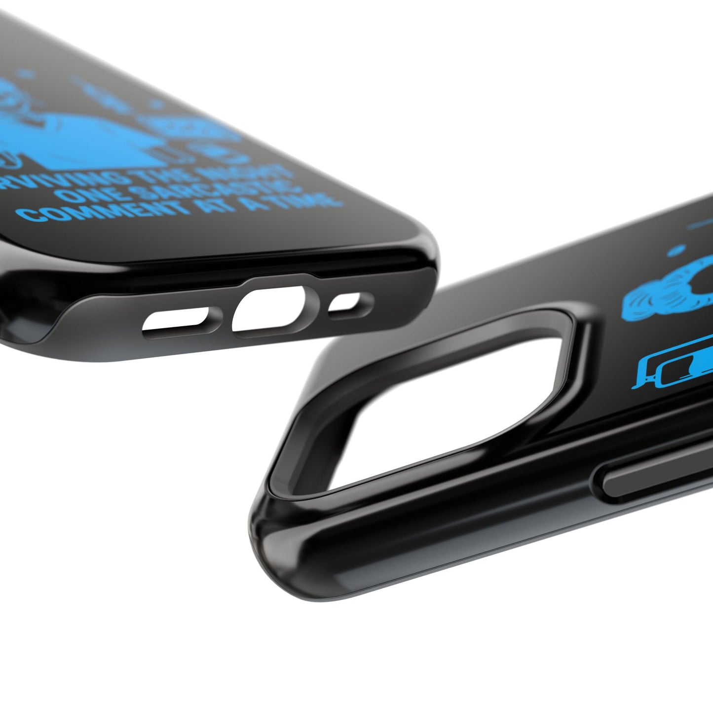 “Surviving the Night One Sarcastic Comment at a Time” – Nurse Life Phone Case