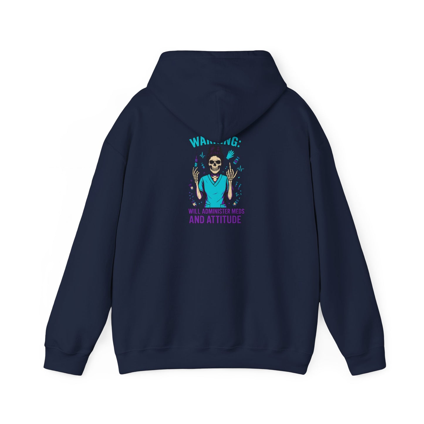 Vibrant Attitude Hoodie, Unisex Graphics Sweatshirt, Bold Statement Sweatshirt, Perfect Gift for Friends, Casual Streetwear