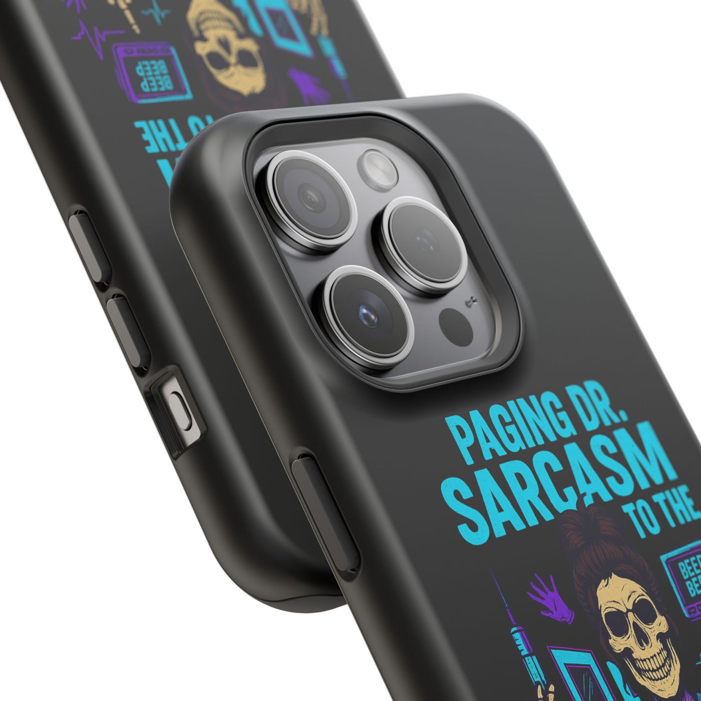 Medical Humor Magnetic Cases - Paging Dr. Sarcasm, Doctor Phone Case, Funny Gift for Nurses, Hospital Staff, Sarcastic Design