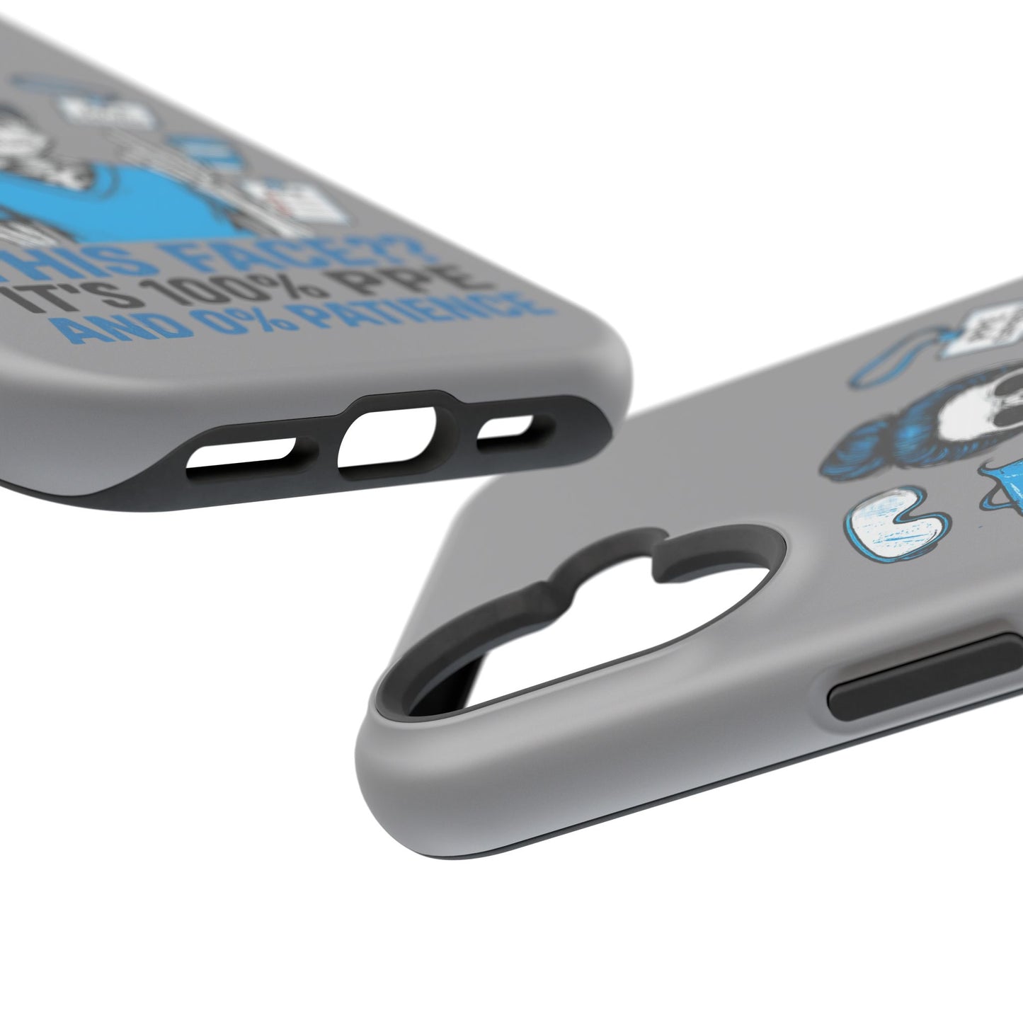 “This Face? It’s 100% PPE and 0% Patience.” – Chaos Nurse Phone Case