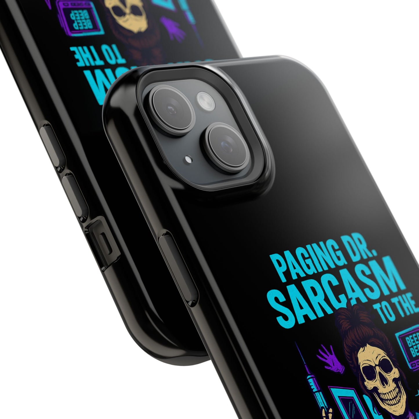 Medical Humor Magnetic Cases - Paging Dr. Sarcasm, Doctor Phone Case, Funny Gift for Nurses, Hospital Staff, Sarcastic Design