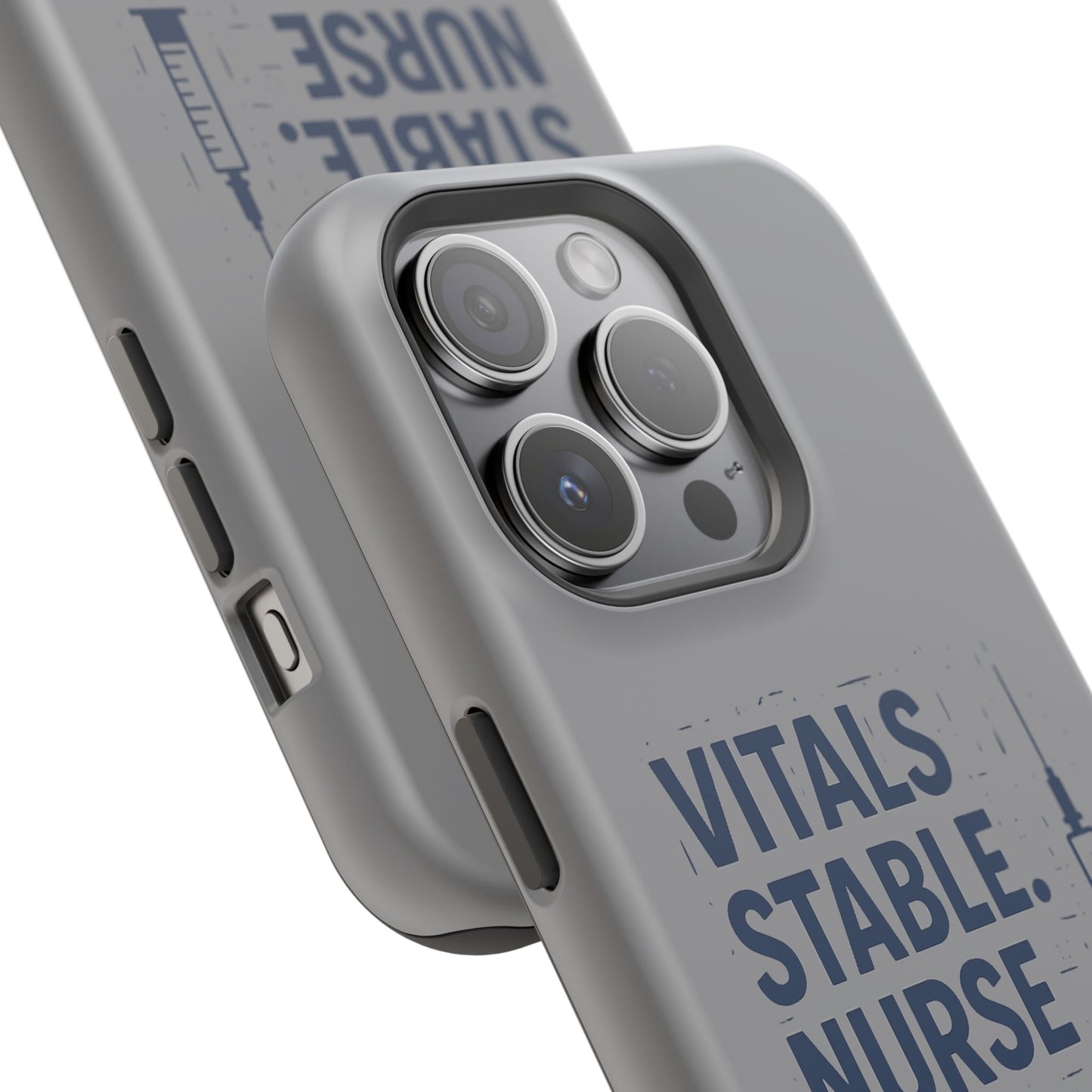 “Vitals Stable. Nurse Unstable.” – Sarcastic Nurse Phone Case