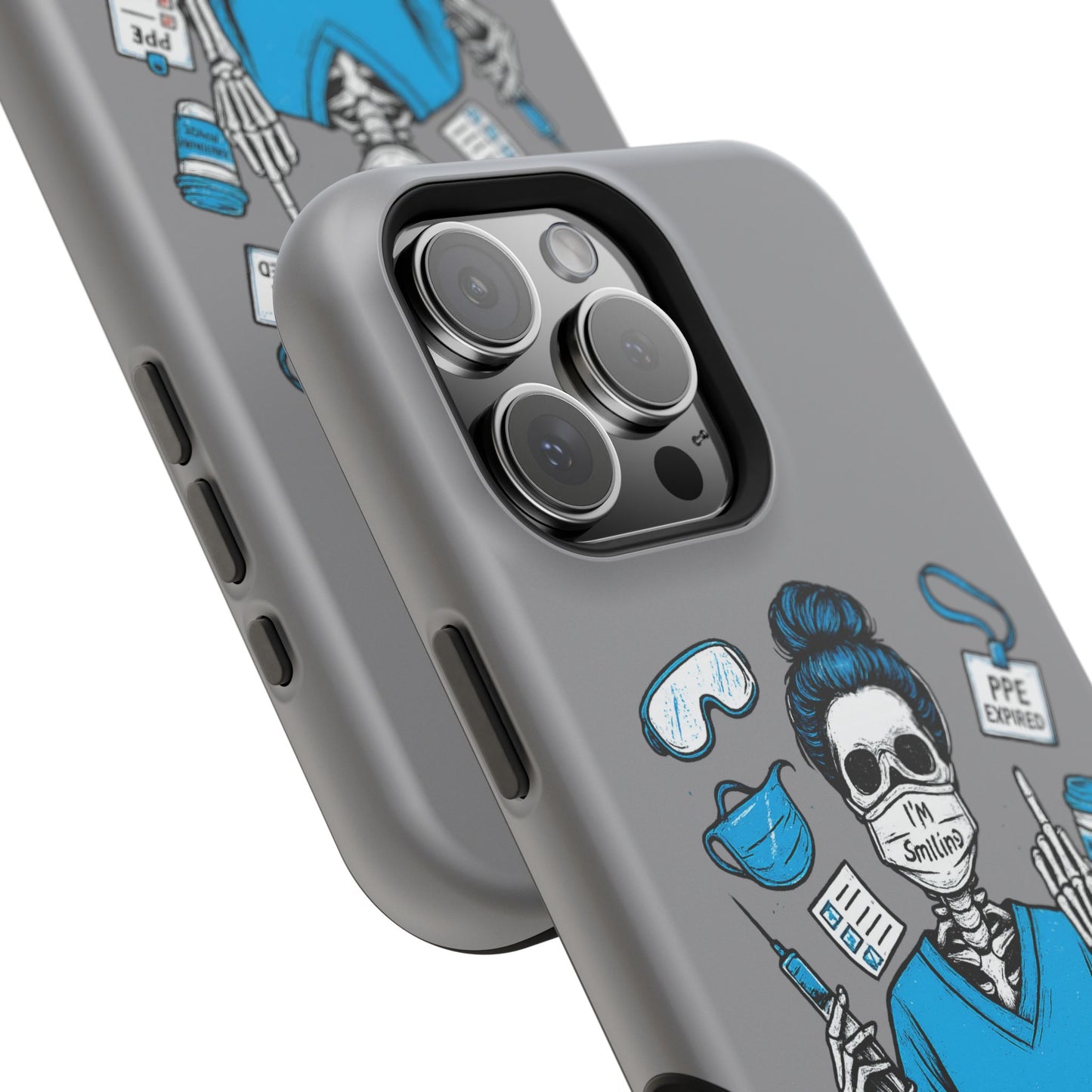 “This Face? It’s 100% PPE and 0% Patience.” – Chaos Nurse Phone Case