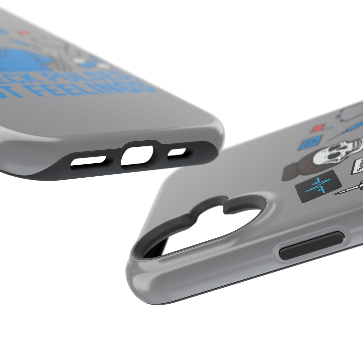 “I Check Pulses, Not Feelings” – Blunt Nurse Phone Case