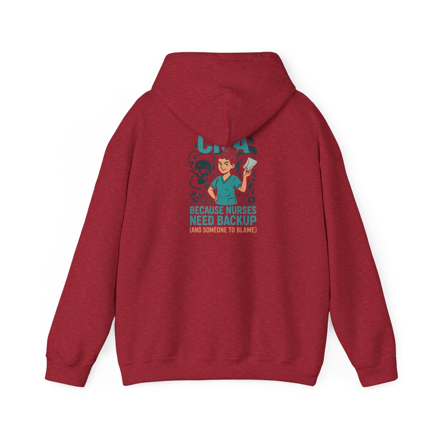 “CNA Because Nurses Need Backup (And Someone to Blame)” – Chaotic CNA Hoodie