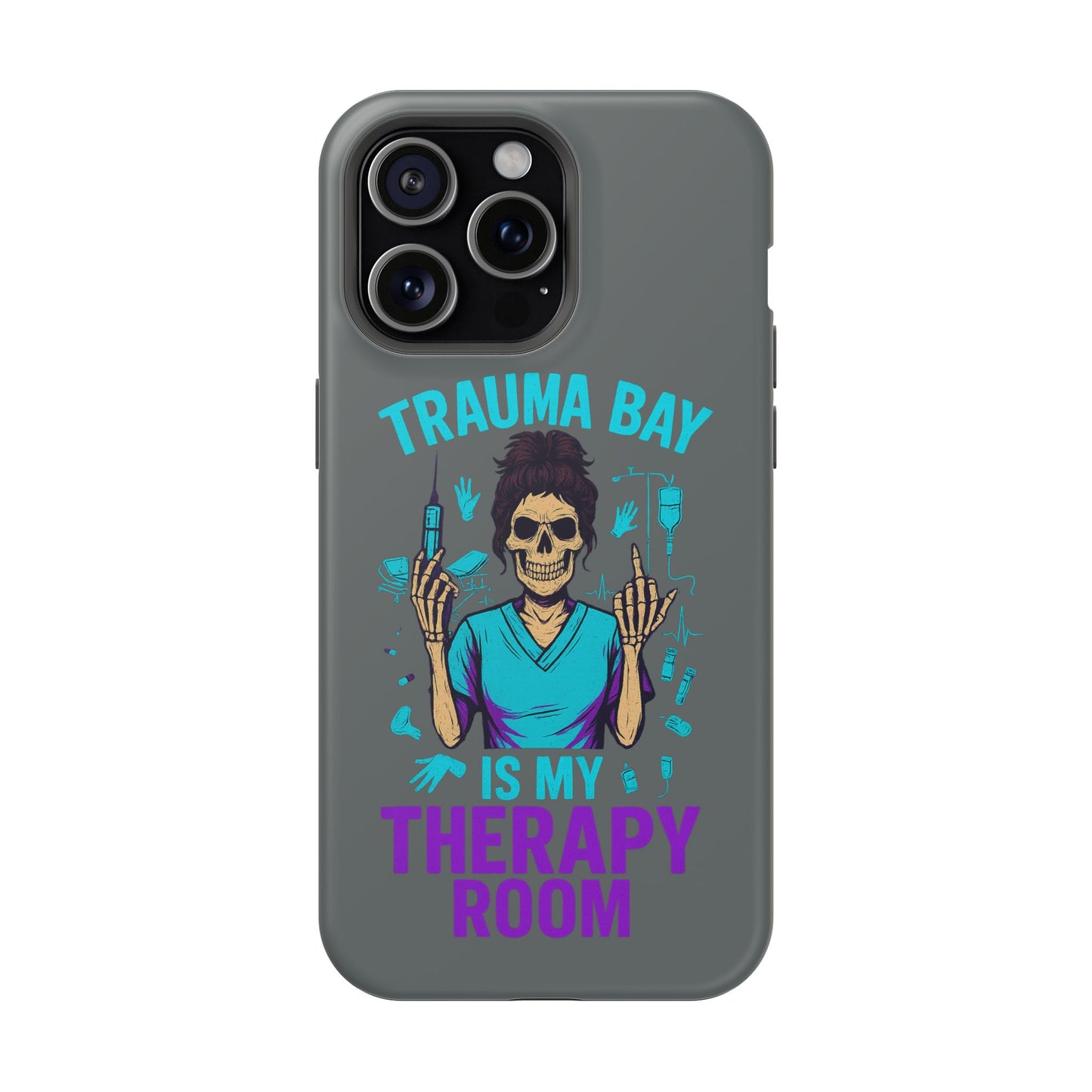 Magnetic Phone Case: Trauma Bay Is My Therapy Room - Perfect for Medical Professionals, Gifts for Nurses[...]