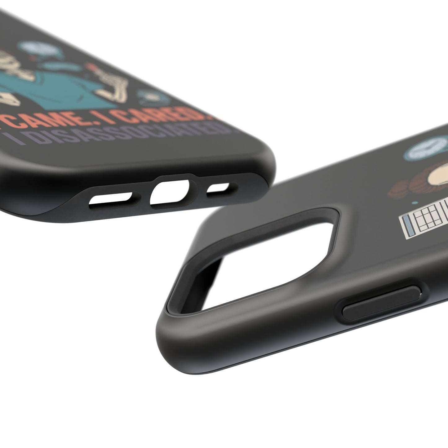 “I Came. I Cared. I Dissociated.” – Sarcastic Nurse Phone Case