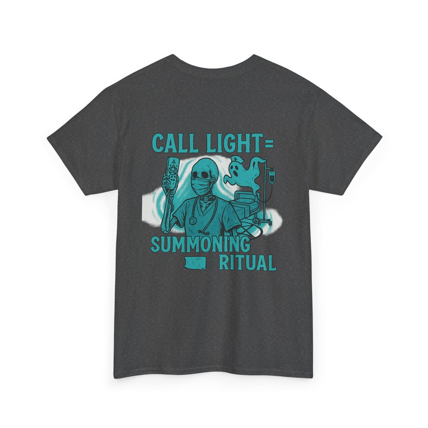 Mystical Summoning Tee, Unisex Everyday Shirt, Graphic Tee for Spooky Season, Perfect for Rituals or Gatherings, Unique Gift Idea