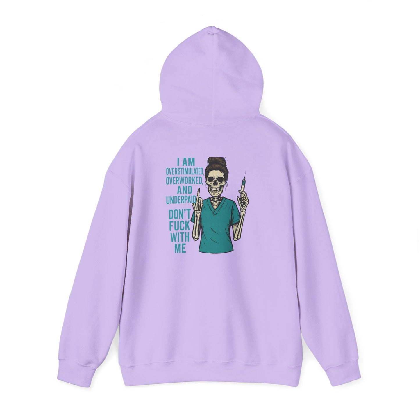 Skeleton Vibe Hoodie | Unisex Heavy Blend Sweatshirt | Funny Gift for Stress Relief | Humor for Overwhelmed Souls | Comfortable Casual [...]