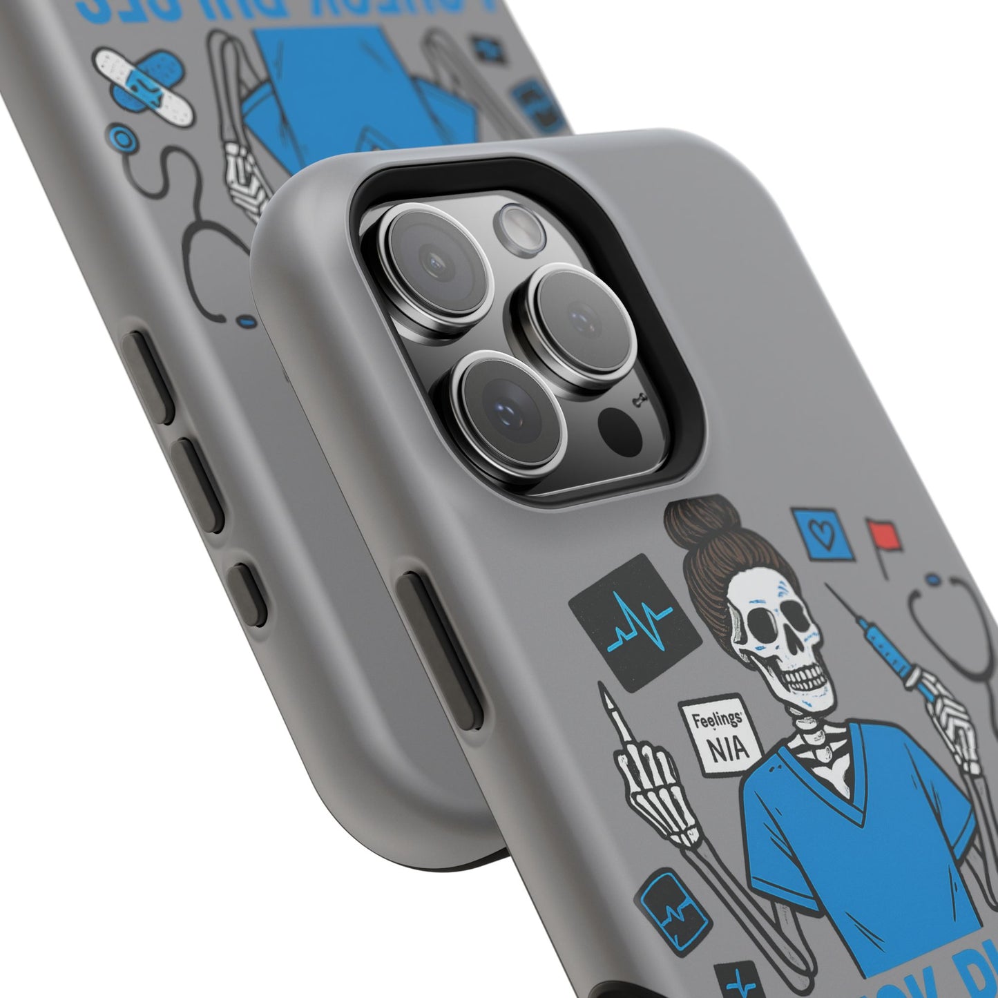 “I Check Pulses, Not Feelings” – Blunt Nurse Phone Case