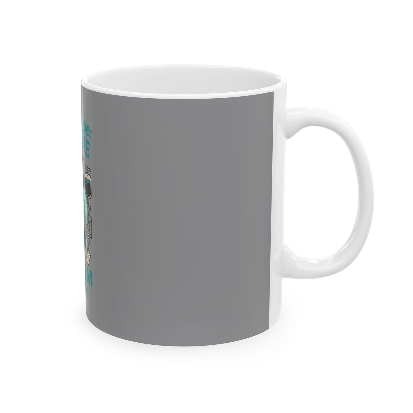 Sarcasm Positive Coffee Mug - For Caffeine Lovers, Funny Gift for Friends, Unique Tea Cup, Perfect for Birthdays, Office Decor