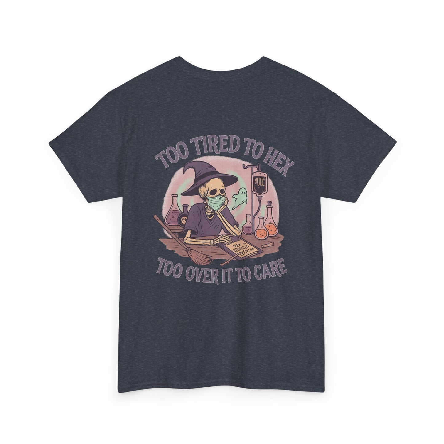 Too Tired to Hex Unisex Heavy Cotton Tee | Witchy T-Shirt | Perfect for Halloween, Casual Wear, Gift for Witches, Fun Graphic Tee, [...]
