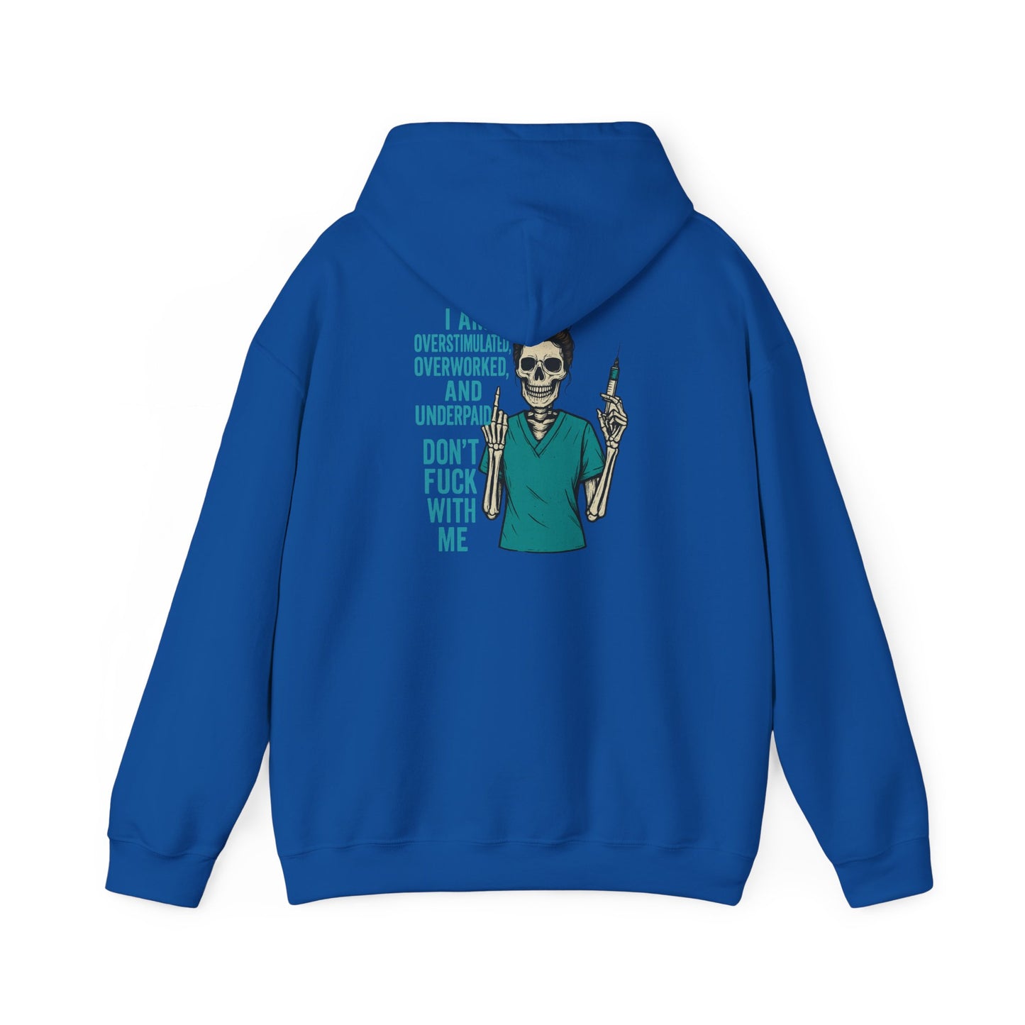 Skeleton Vibe Hoodie | Unisex Heavy Blend Sweatshirt | Funny Gift for Stress Relief | Humor for Overwhelmed Souls | Comfortable Casual [...]