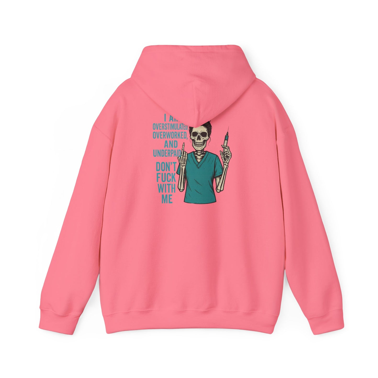 Skeleton Vibe Hoodie | Unisex Heavy Blend Sweatshirt | Funny Gift for Stress Relief | Humor for Overwhelmed Souls | Comfortable Casual [...]