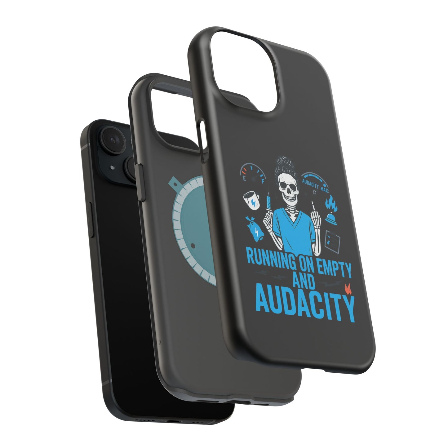 “Running on Empty and Audacity” – Nurse Chaos Phone Case