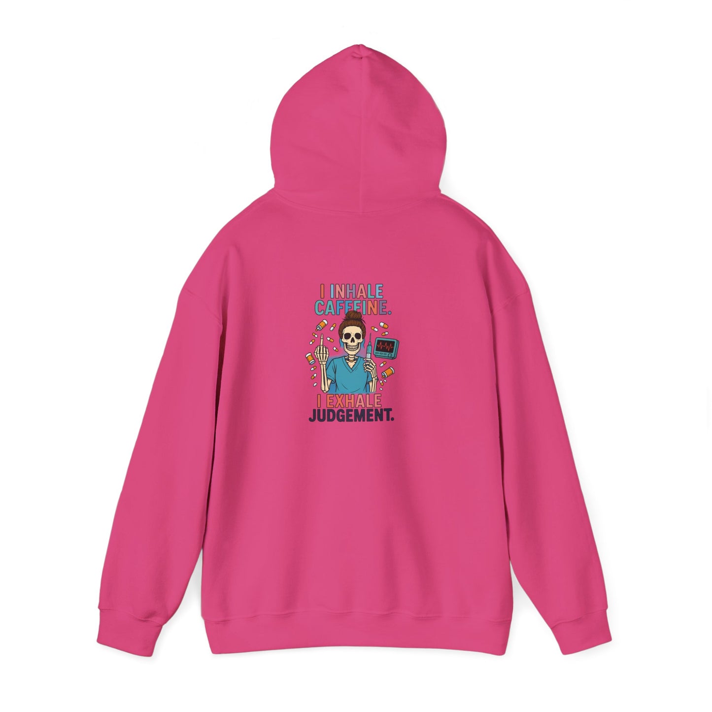 Caffeine Judgment Sweatshirt, Funny Coffee Lover Hoodie, Unisex Hoodie Gift, Halloween Sweatshirt, Cozy Casual Wear