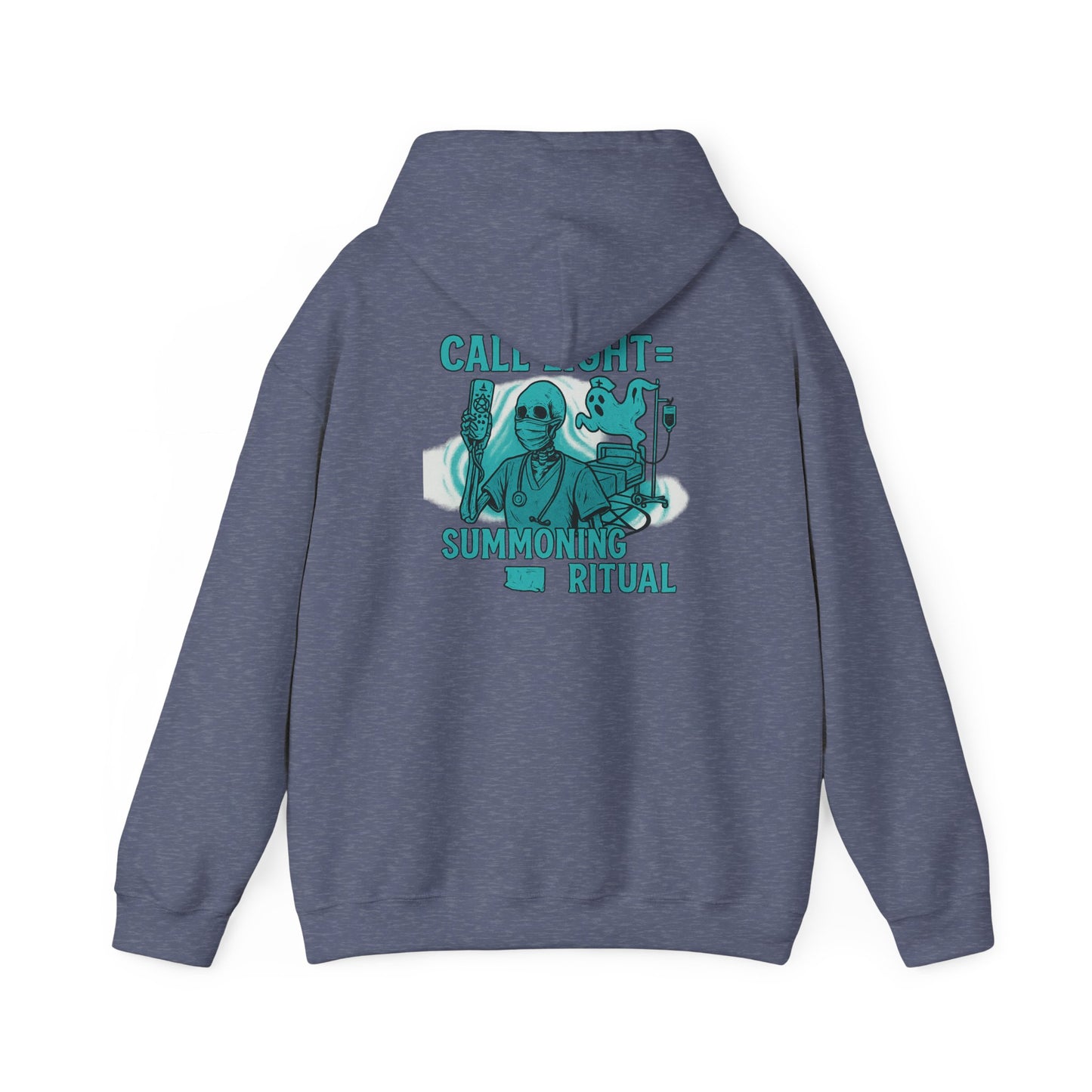 Cozy Unisex Sweatshirt with Summoning Ritual Design for Casual Wear, Gifts, Home, and Halloween