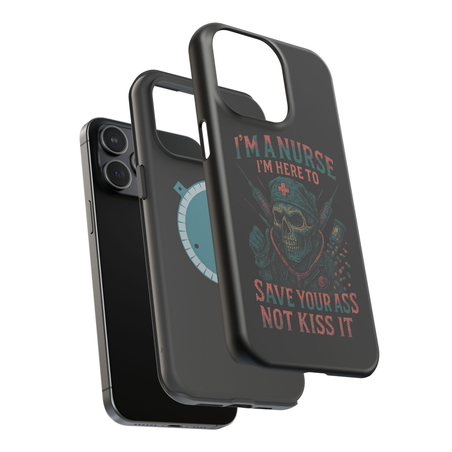 Nurse Humor Phone Case - Magnetic Tough Cases for Healthcare Professionals, Funny Nurse Gifts, Medical Gear, Supportive Nurse Accessories