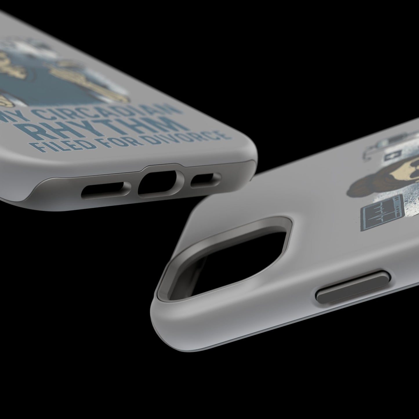 “My Circadian Rhythm Filed for Divorce” – Chaotic Nurse Phone Case