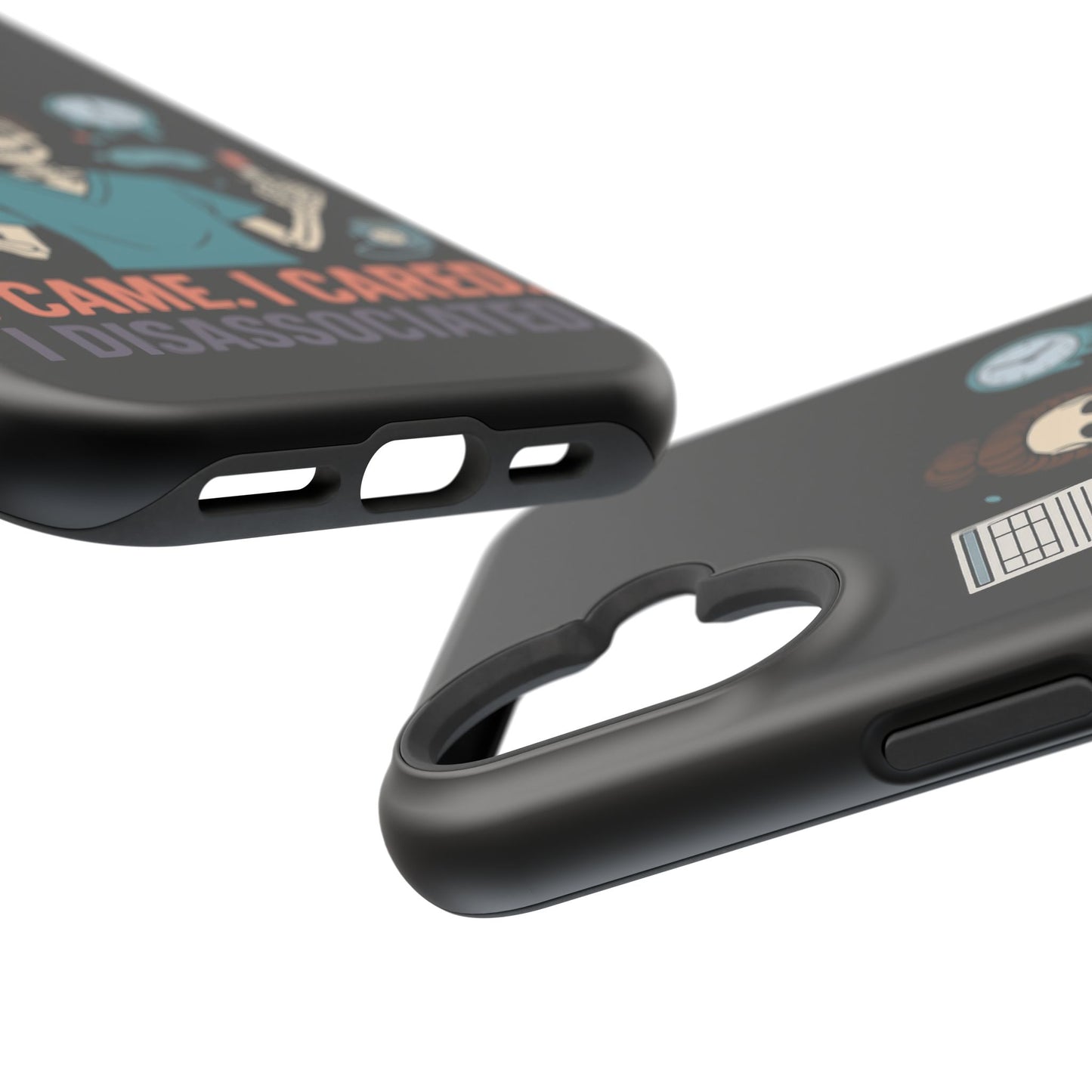 “I Came. I Cared. I Dissociated.” – Sarcastic Nurse Phone Case