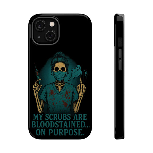Gothic Nurse Phone Case – My Scrubs Are Bloodstained, Halloween Gift, Medical Humor, Nurse Appreciation, Skull Design, Stylish Tech [...]