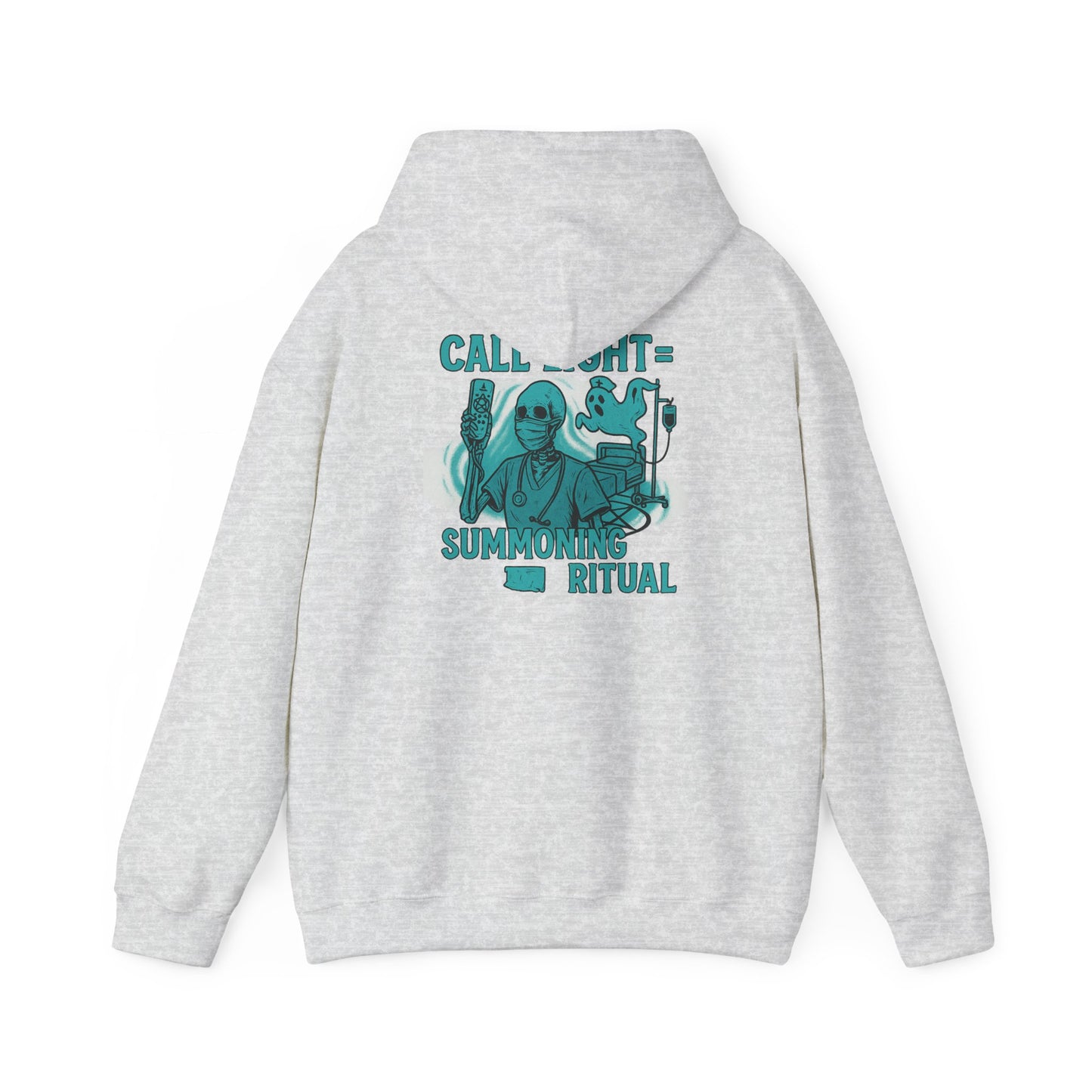 Cozy Unisex Sweatshirt with Summoning Ritual Design for Casual Wear, Gifts, Home, and Halloween