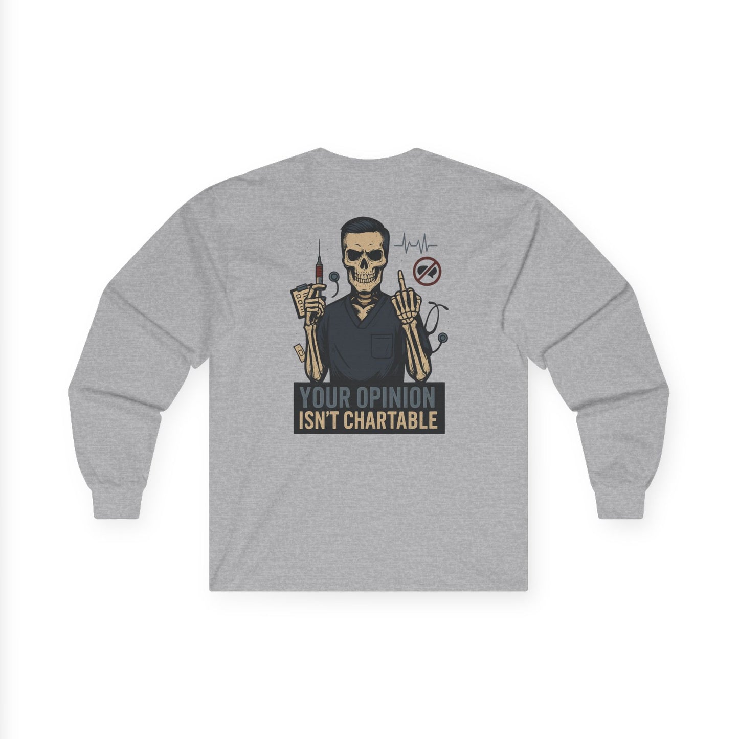“Your Opinion Isn’t Chartable” – Men’s Long Sleeve Tee