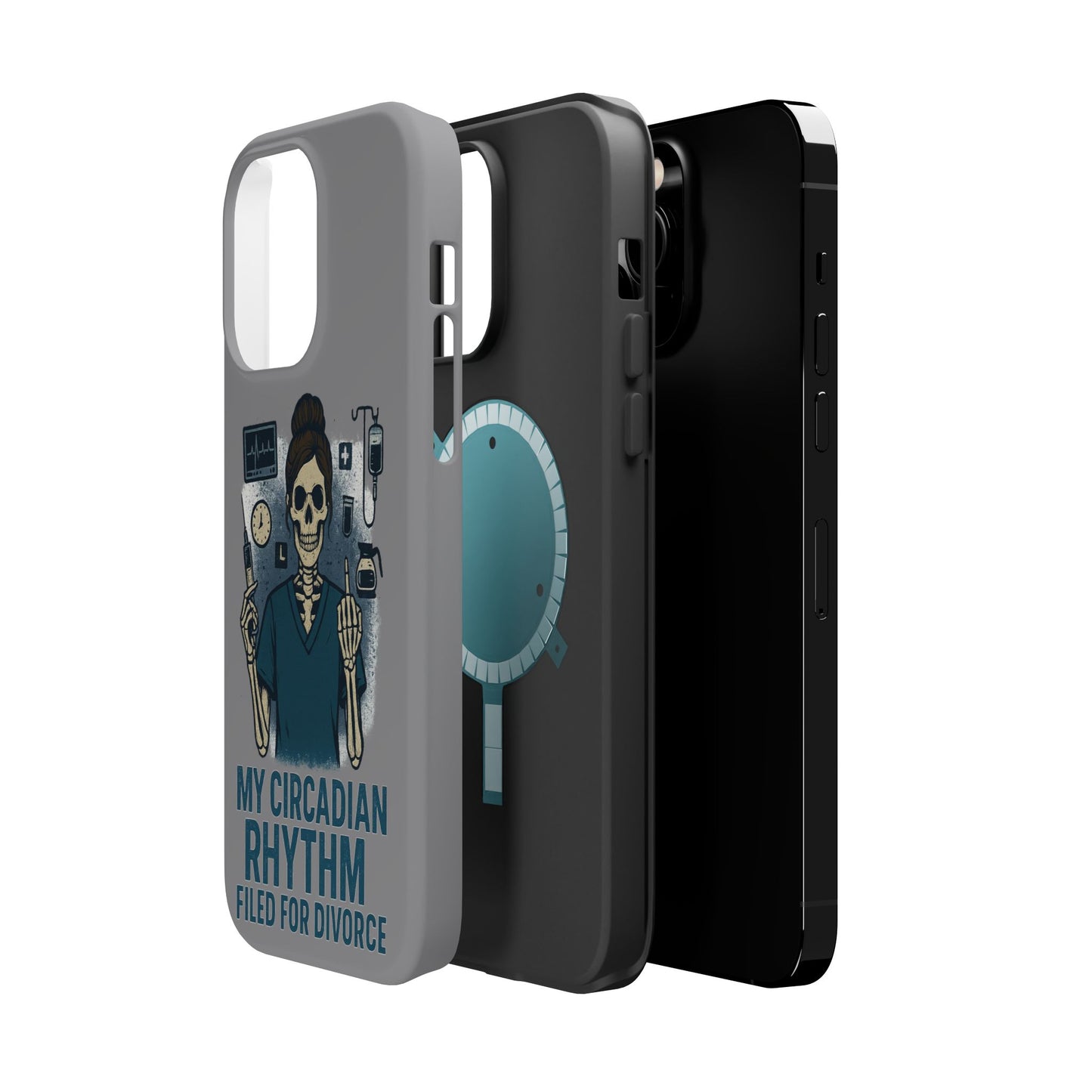 “My Circadian Rhythm Filed for Divorce” – Chaotic Nurse Phone Case