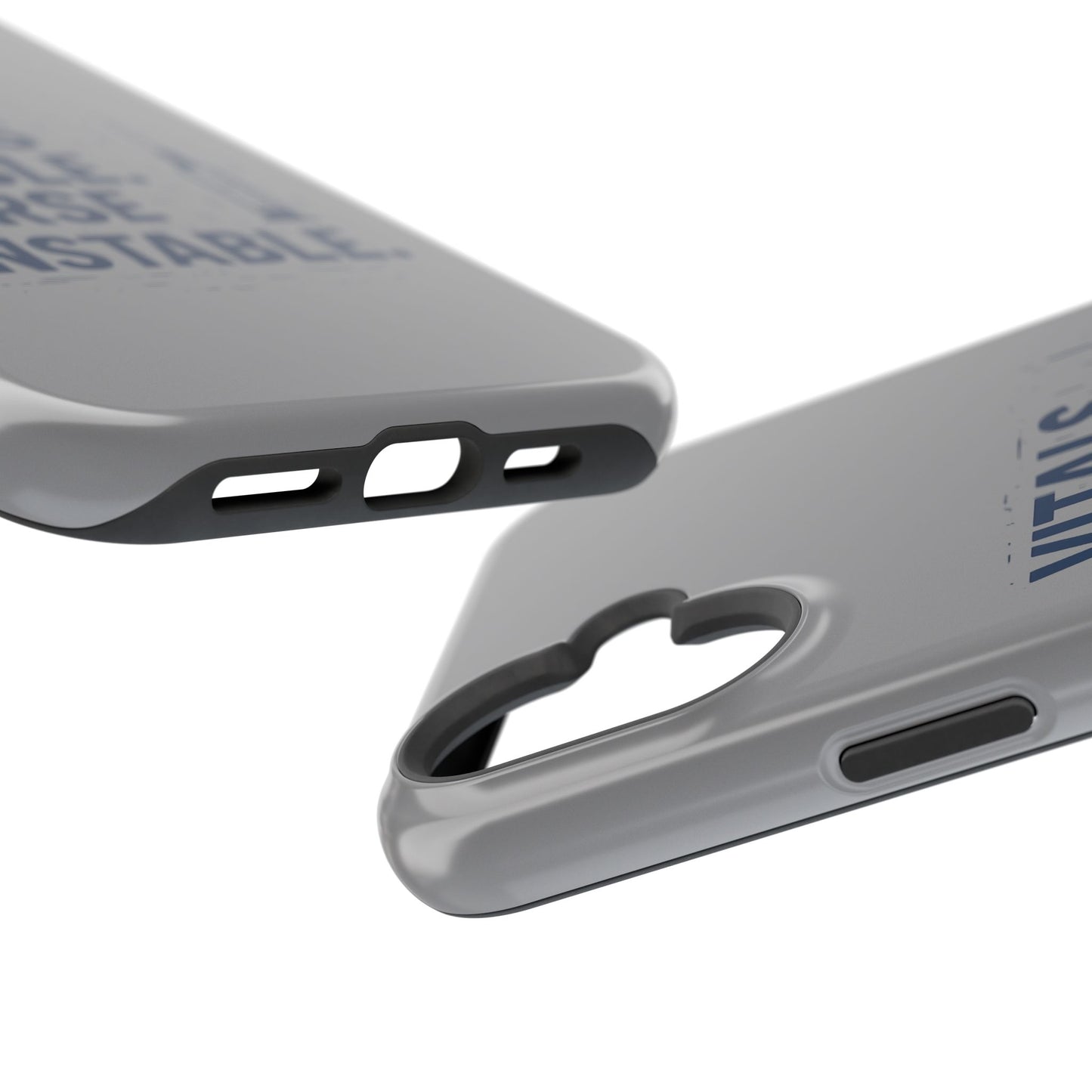 “Vitals Stable. Nurse Unstable.” – Sarcastic Nurse Phone Case